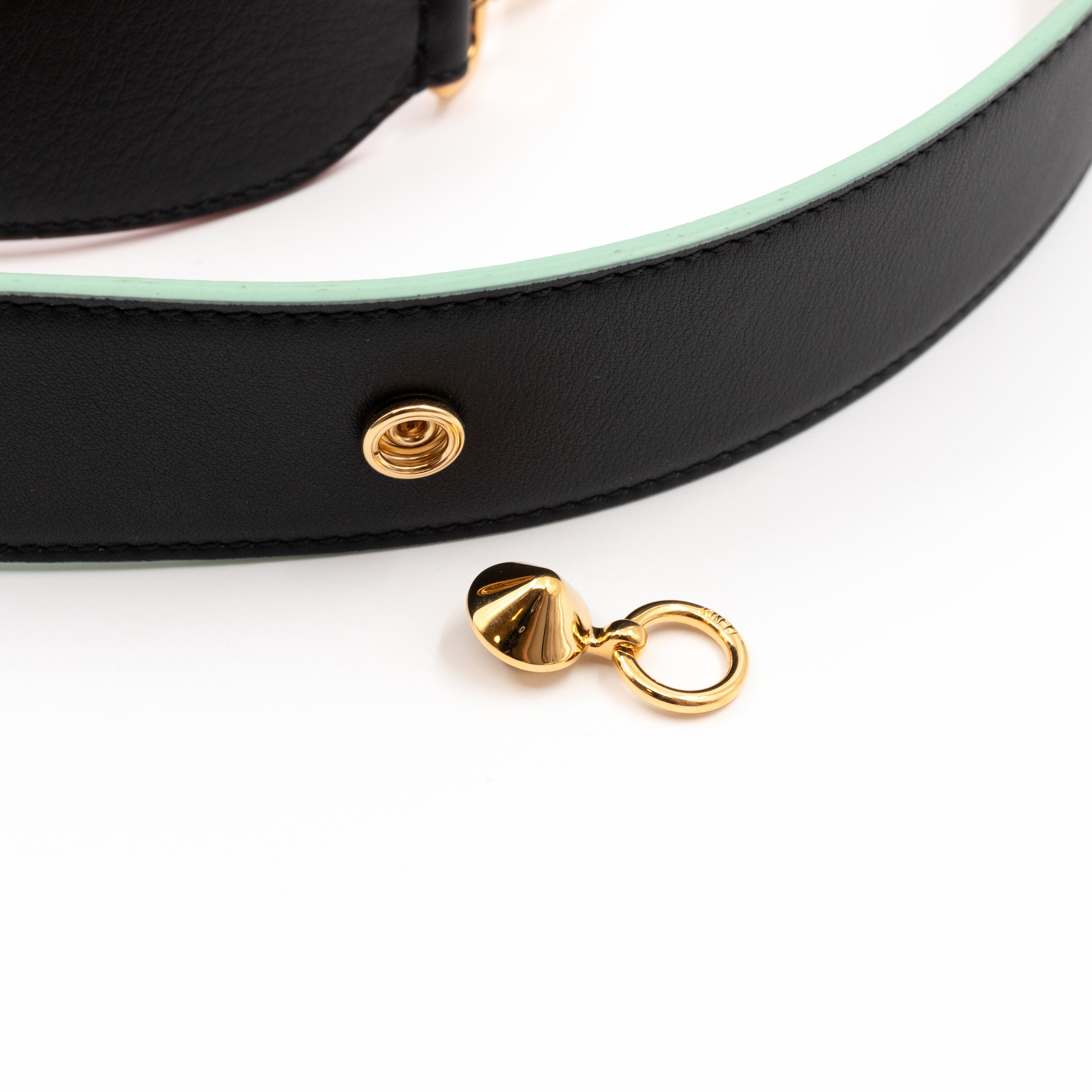 Strap You Black Leather Shoulder Strap