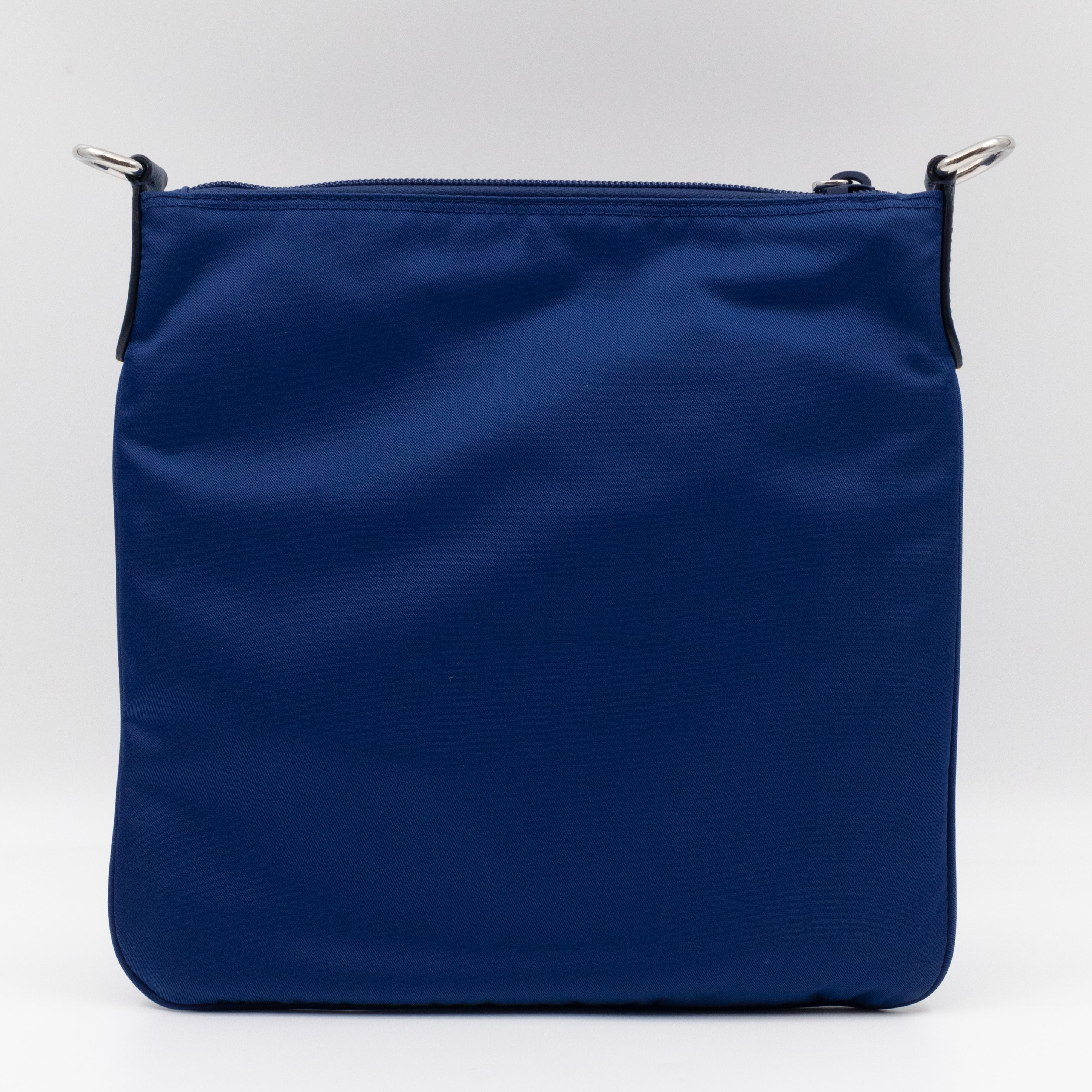 Small Messenger Blue Tessuto Nylon