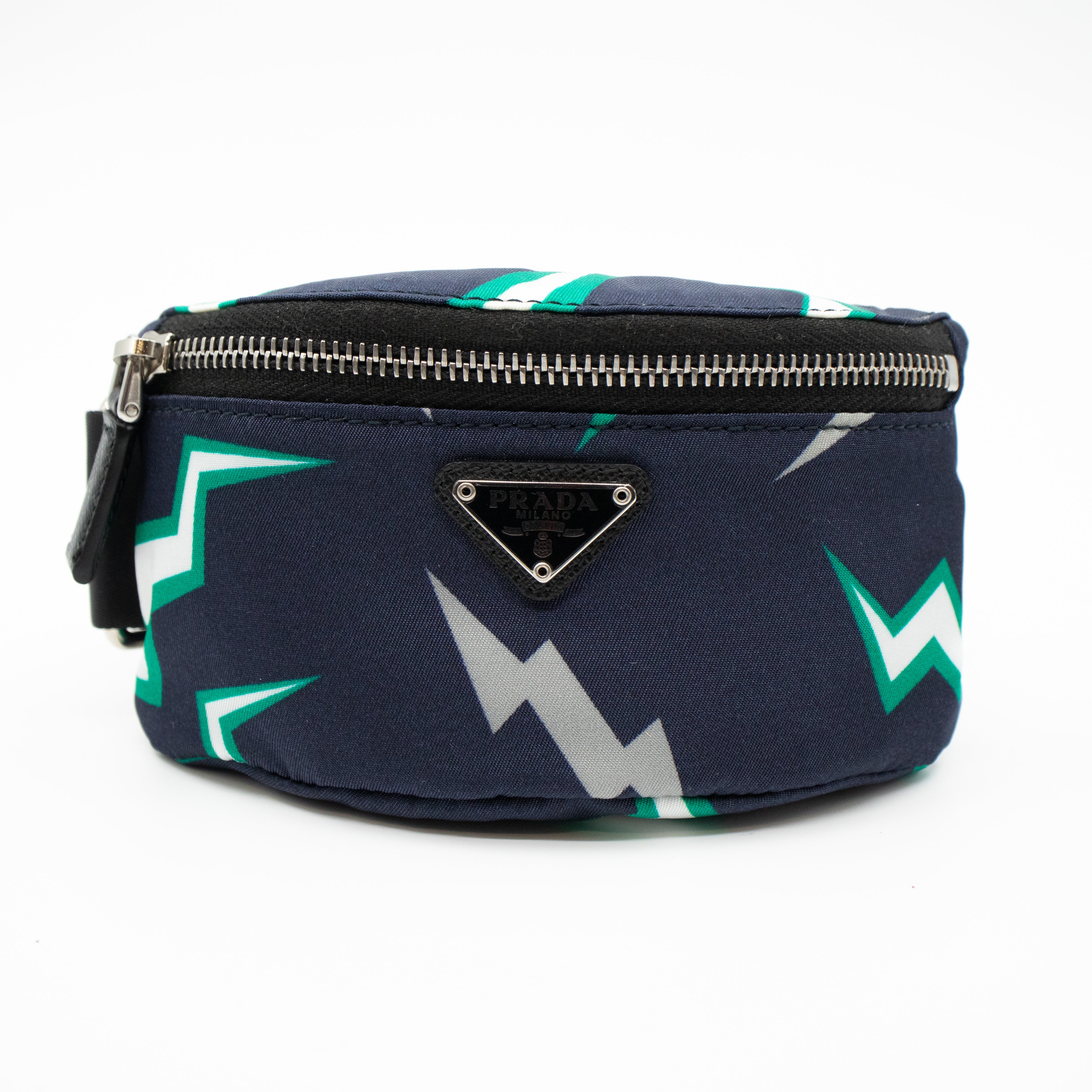Nylon Arm Pouch Blue Lightning