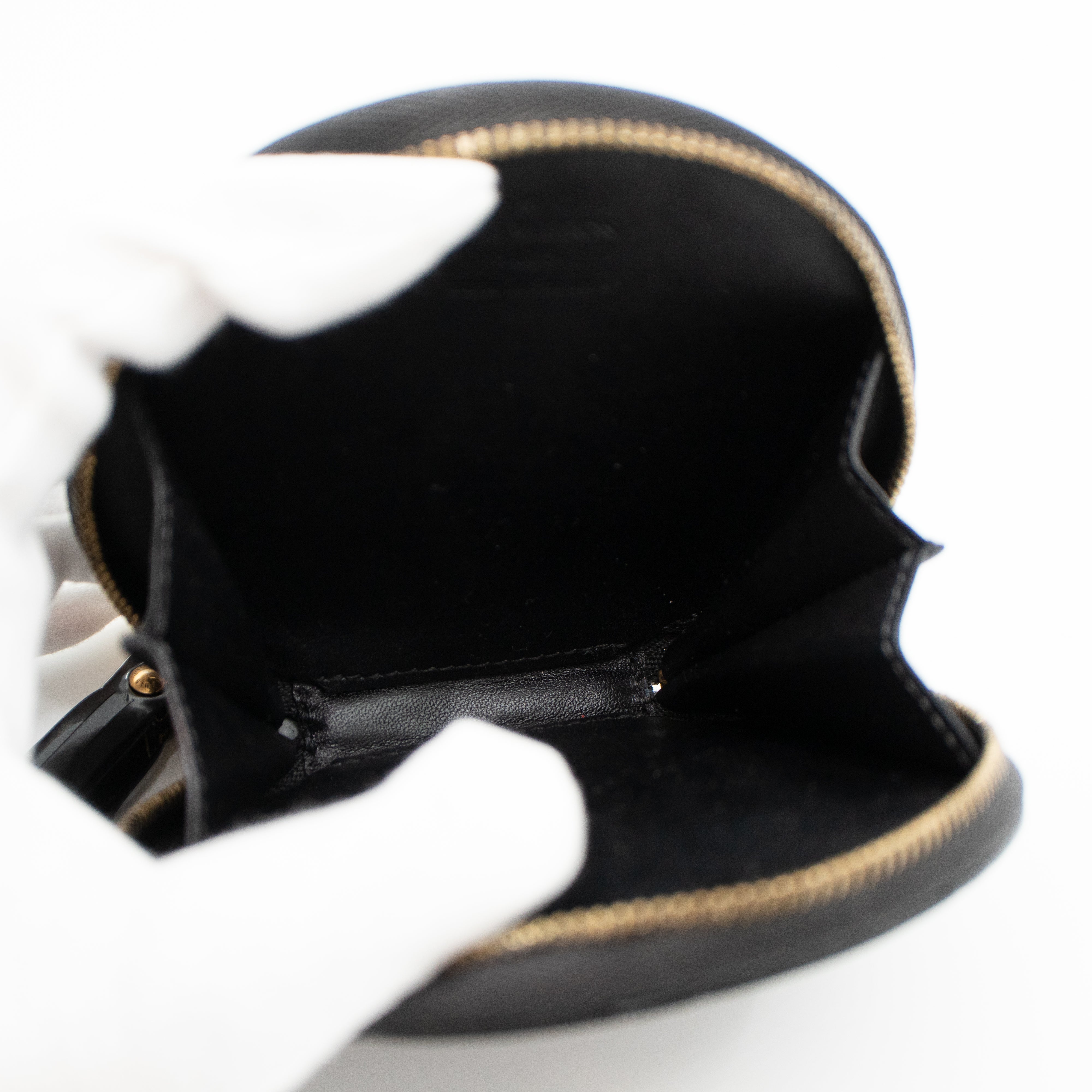 Coin Purse Animaux Vernis Black