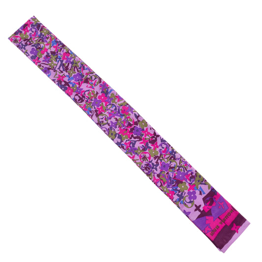 Flower Monogram Pink Purple Bandeau