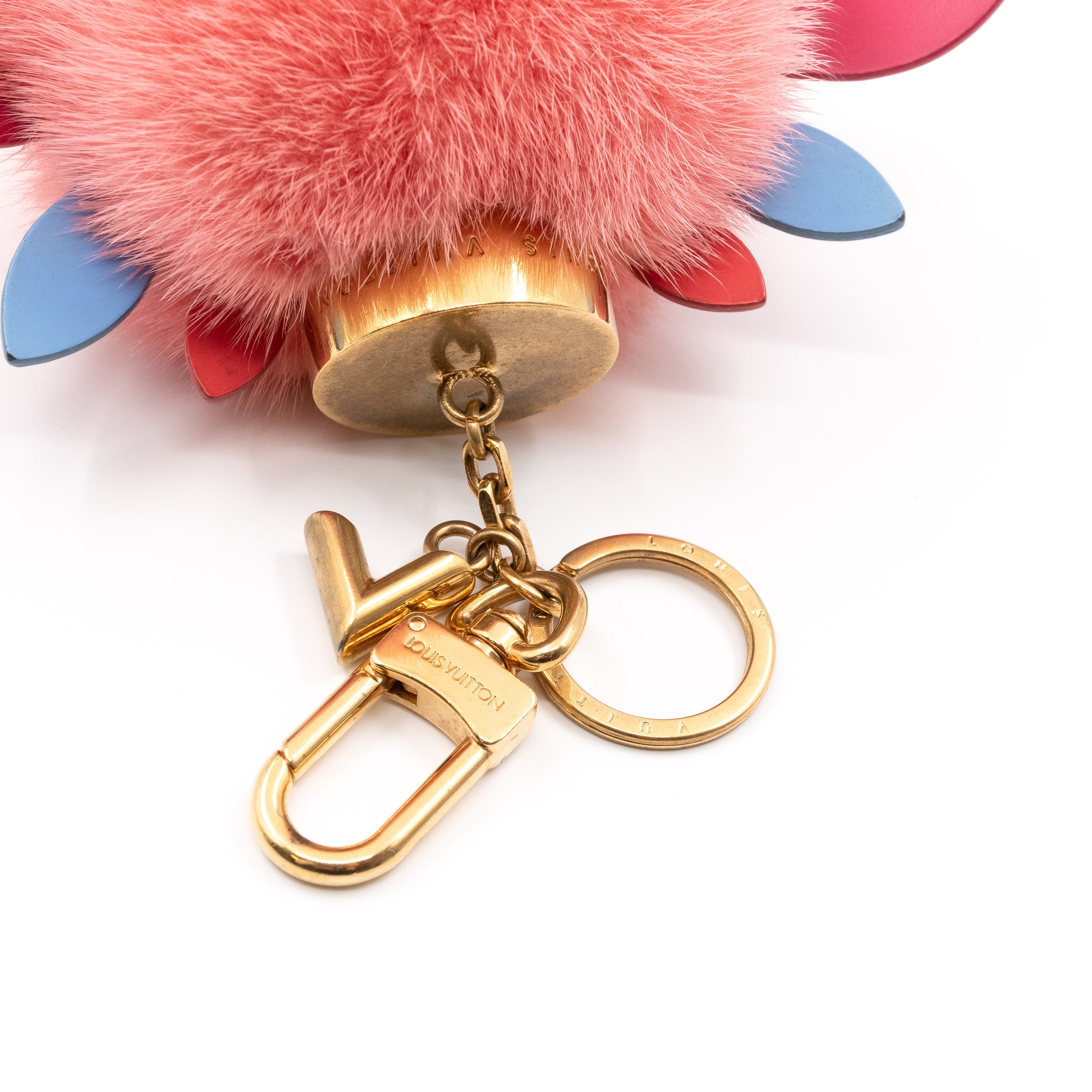 Lovely Birds Fur Bag Charm And Key Holder