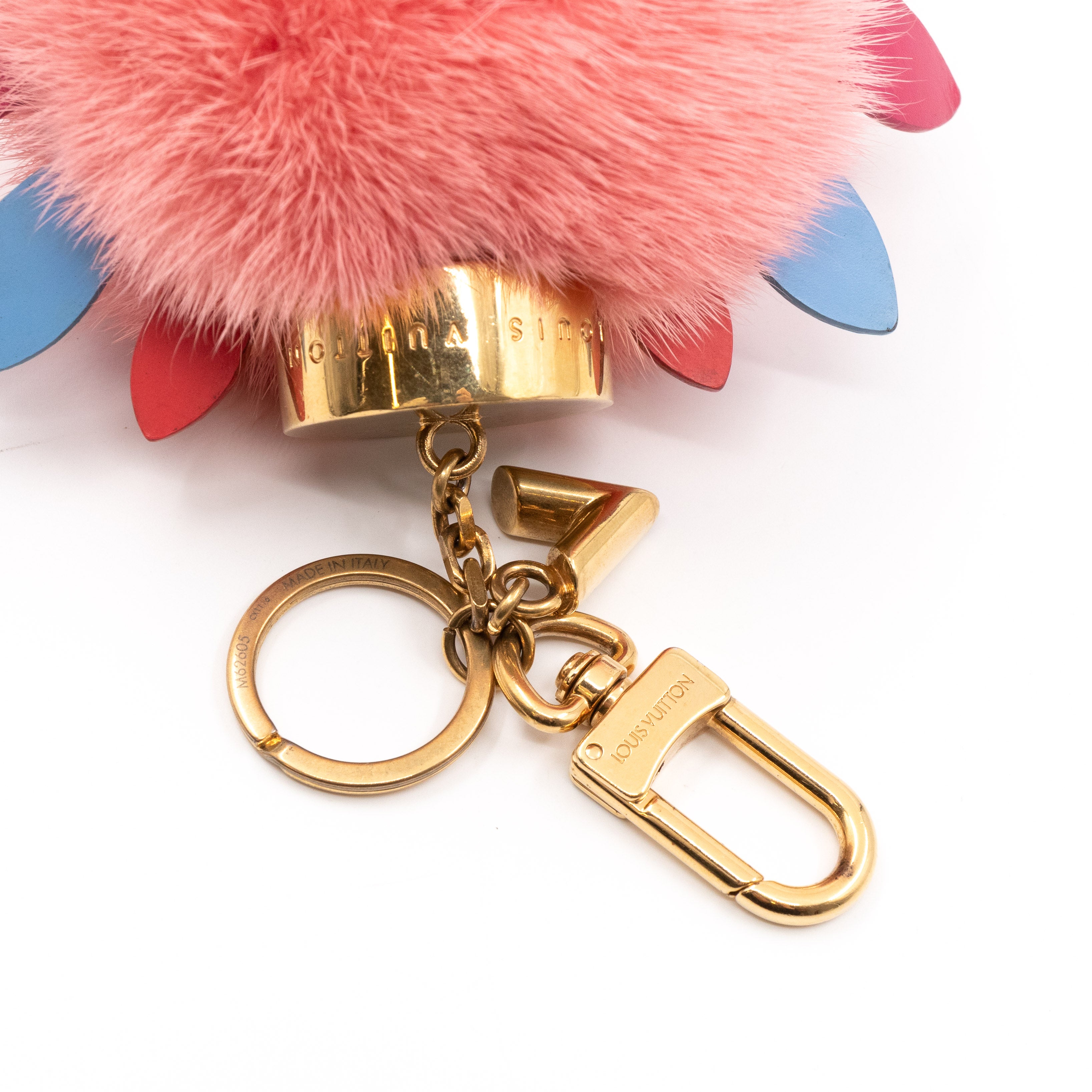 Lovely Birds Fur Bag Charm And Key Holder