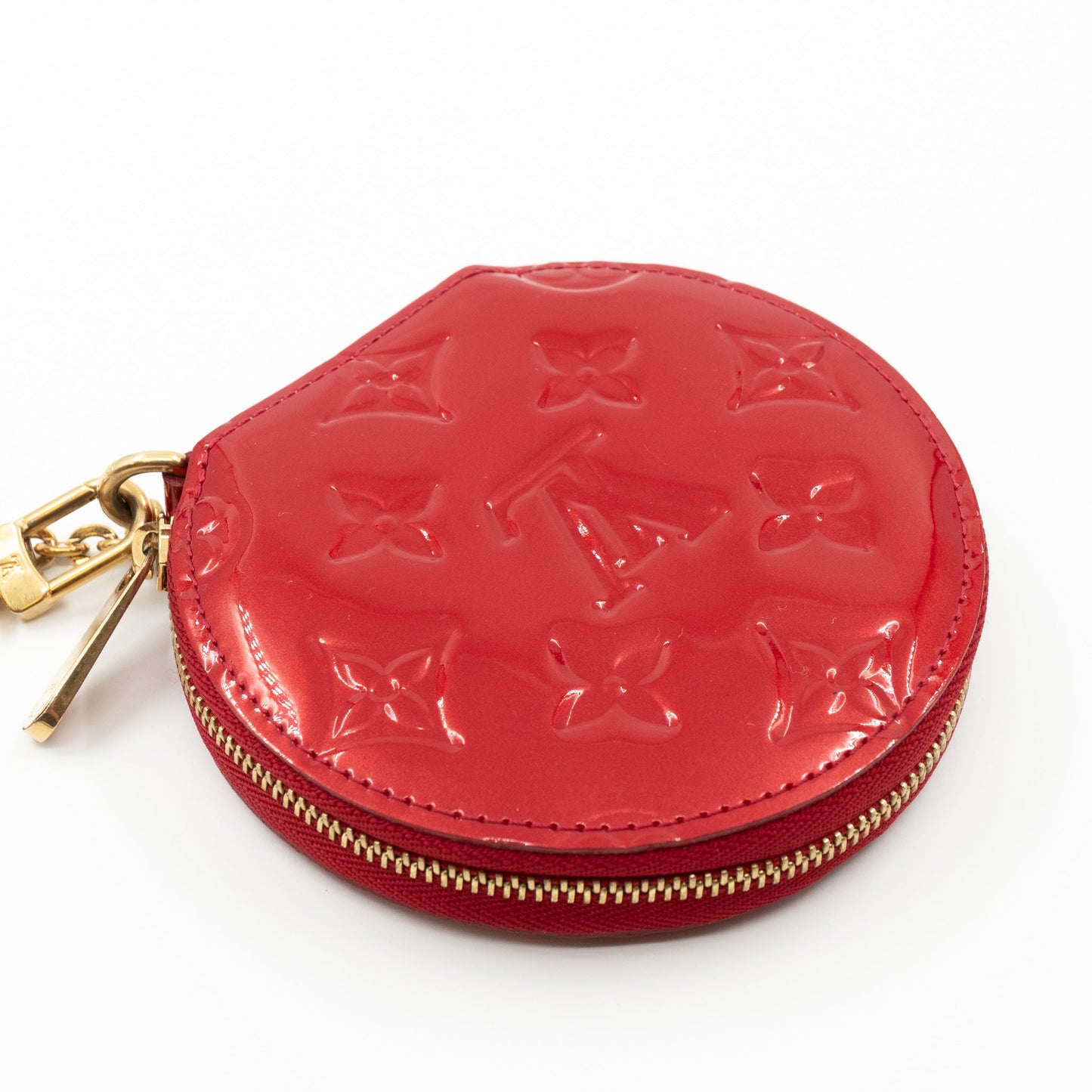 Coin Purse Animaux Vernis Red