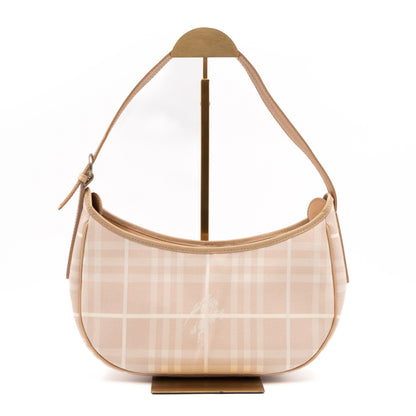 Shoulder Bag Pink Haymarket Check