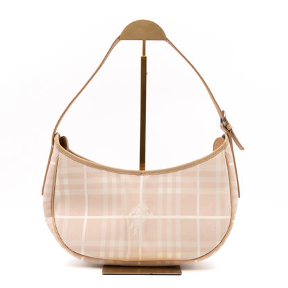 Shoulder Bag Pink Haymarket Check