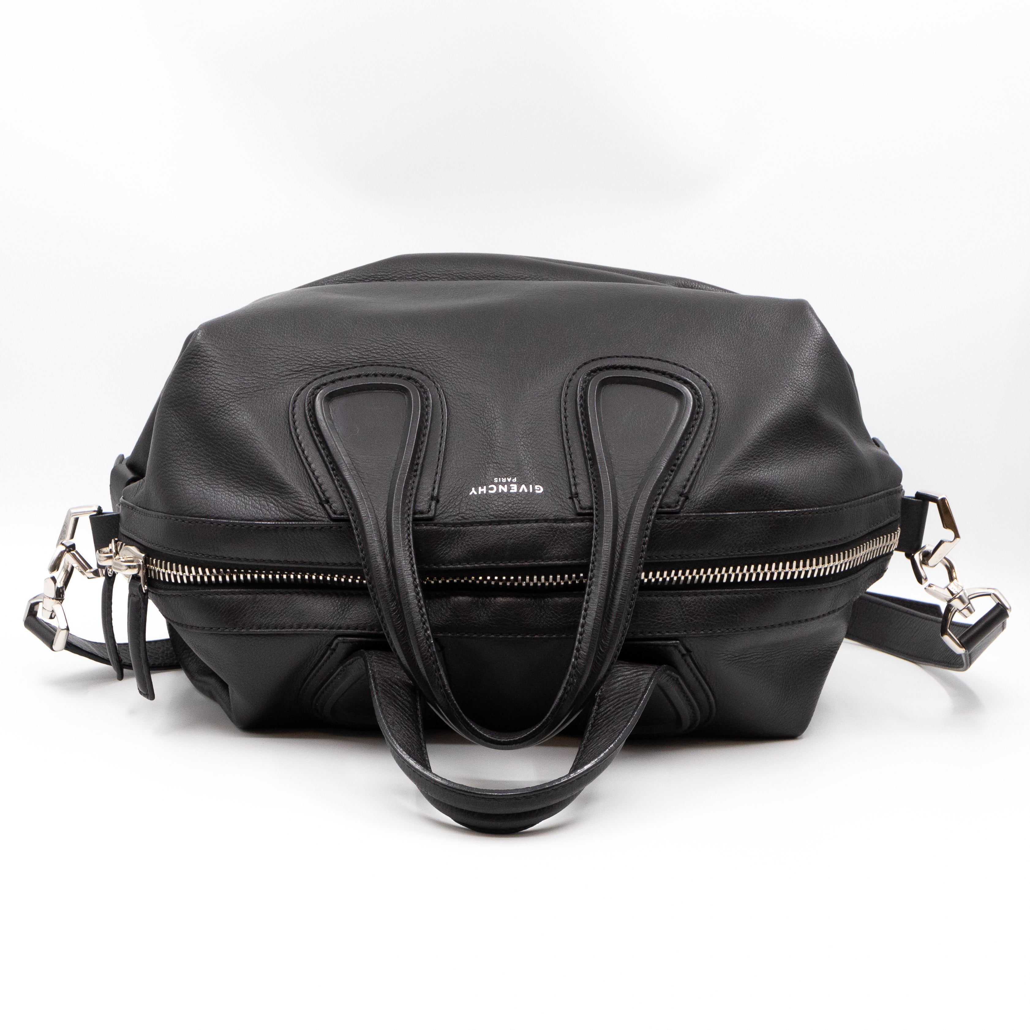 Givenchy Nightingale Medium Black Leather Queen Station