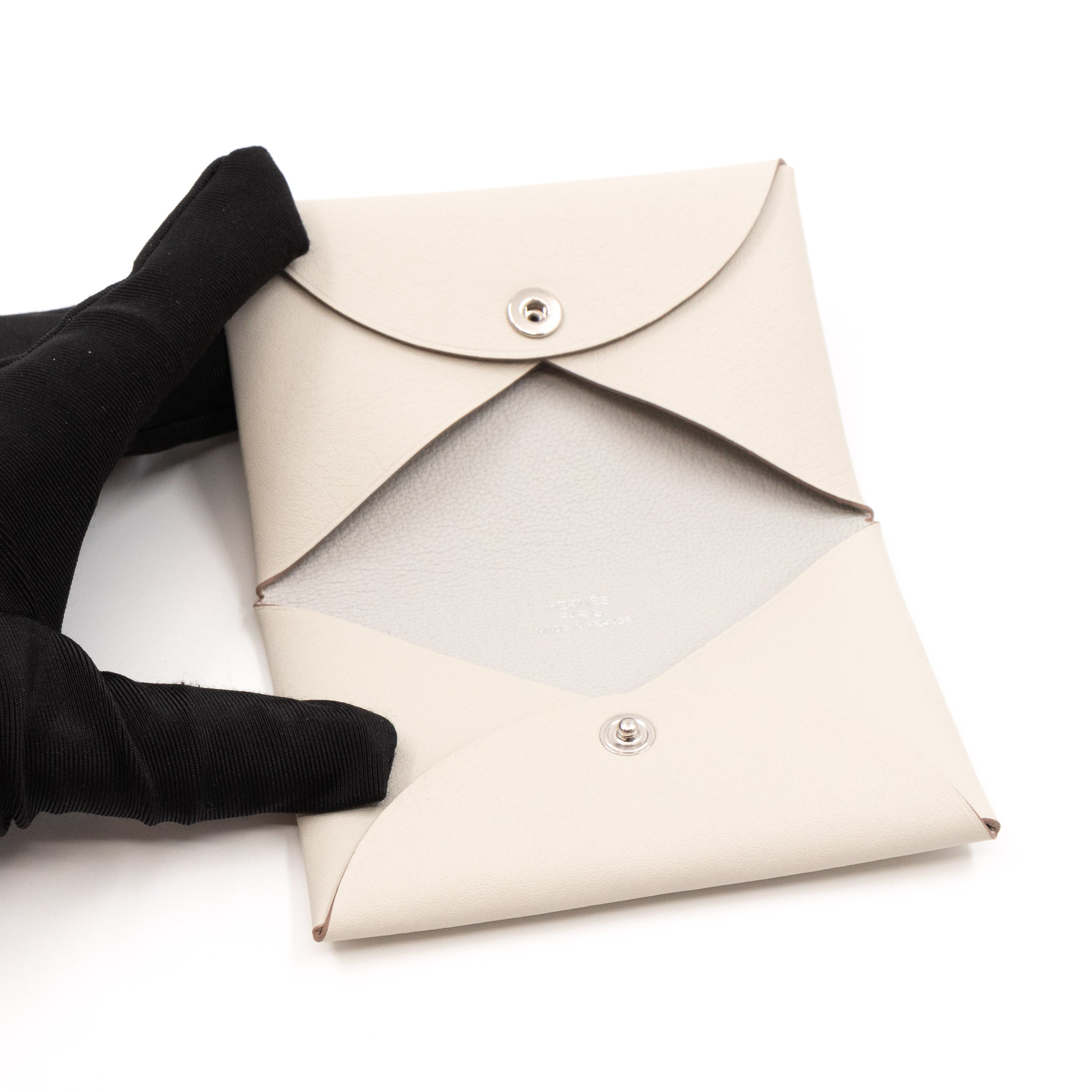 Calvi Card Holder Embossed Leather