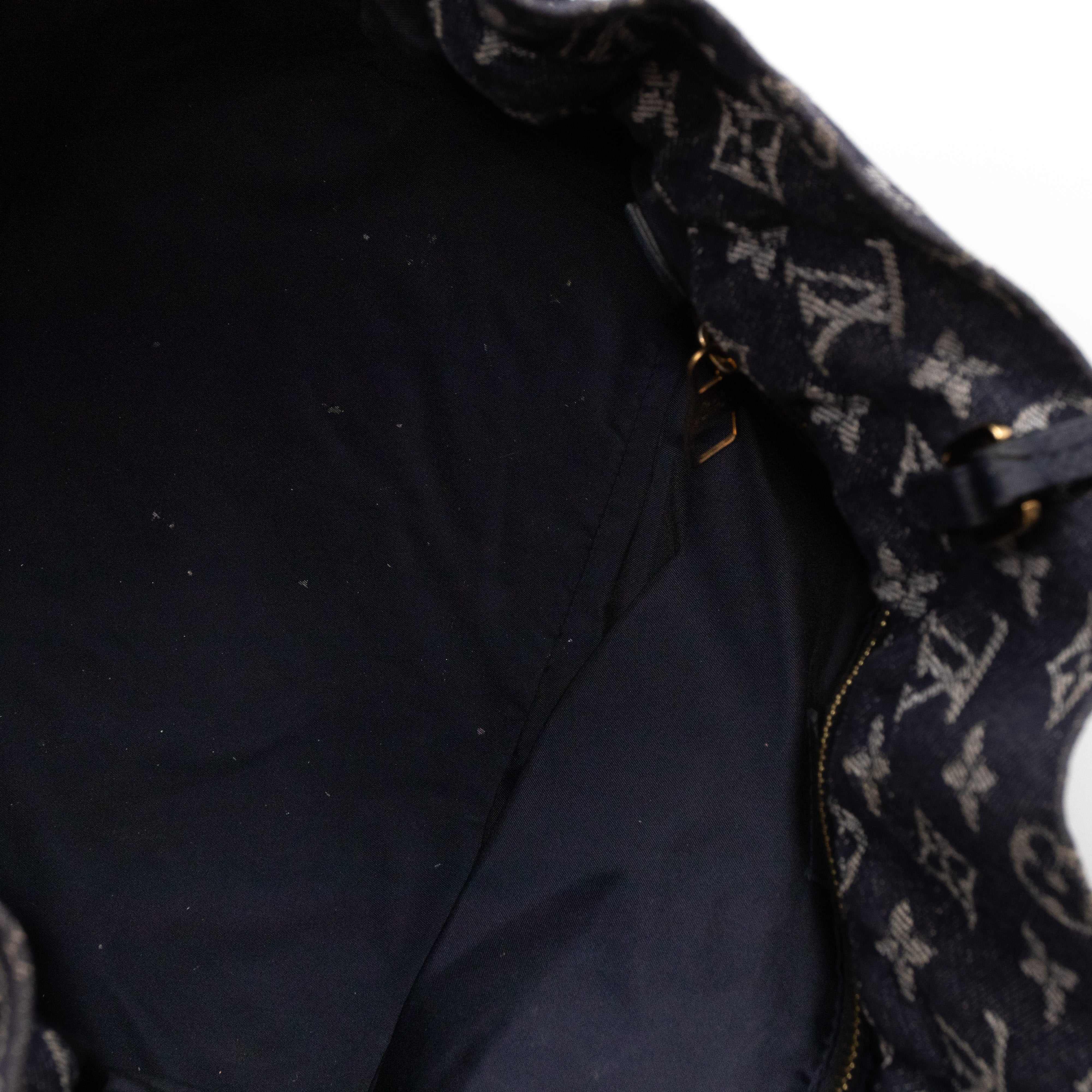 Noefull MM Monogram Denim Grand Bleu