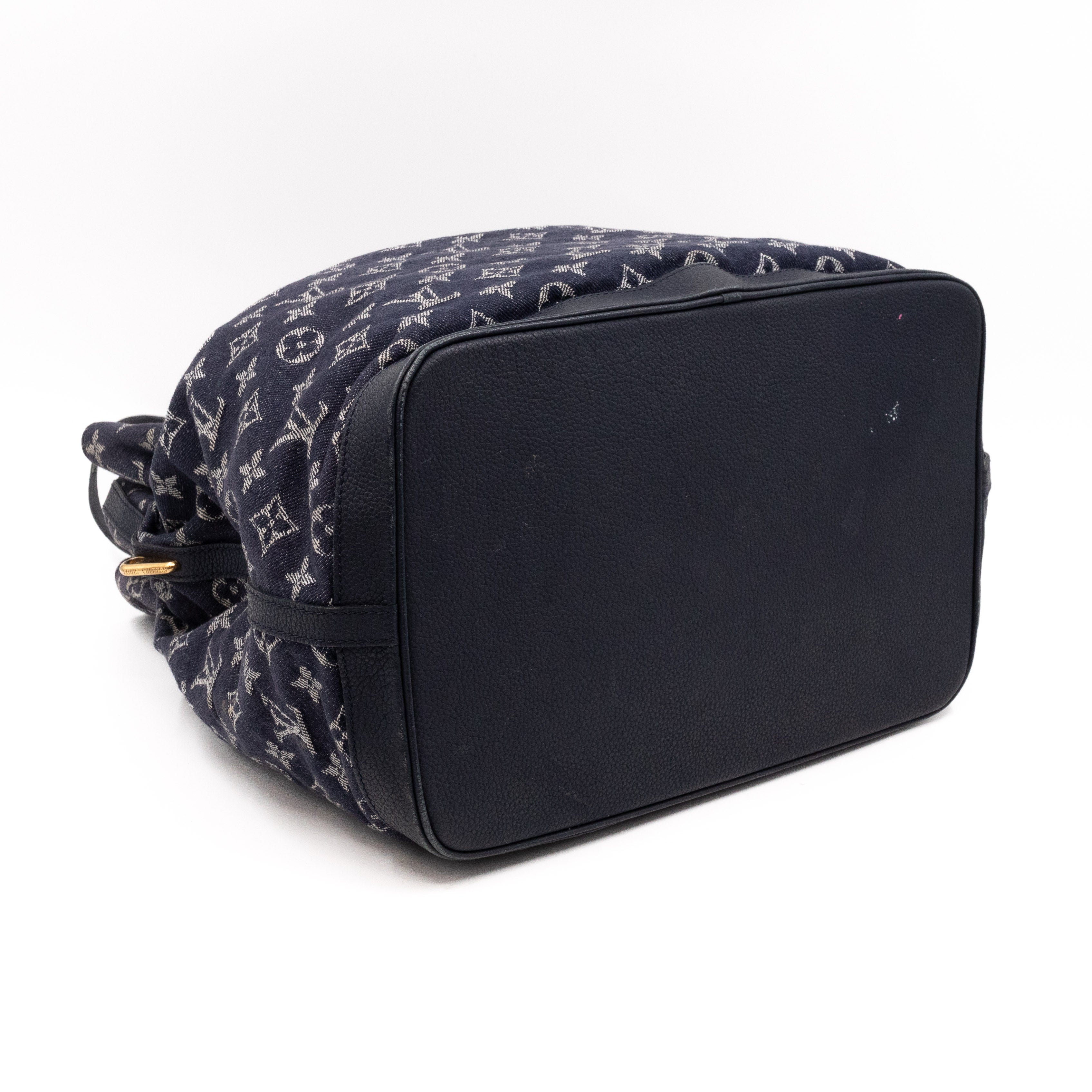 Noefull MM Monogram Denim Grand Bleu