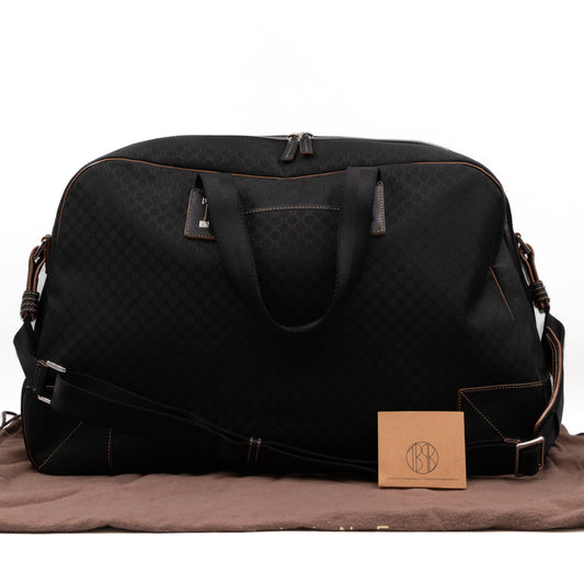 Macadam Duffle Nylon and Leather Travel Bag