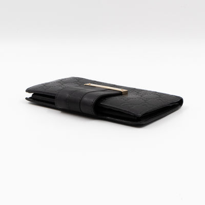 Guccissima Black Leather Wallet