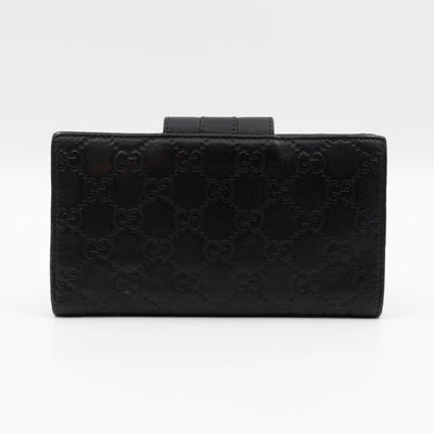 Guccissima Black Leather Wallet