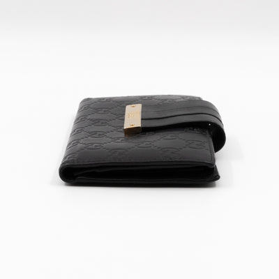 Guccissima Black Leather Wallet