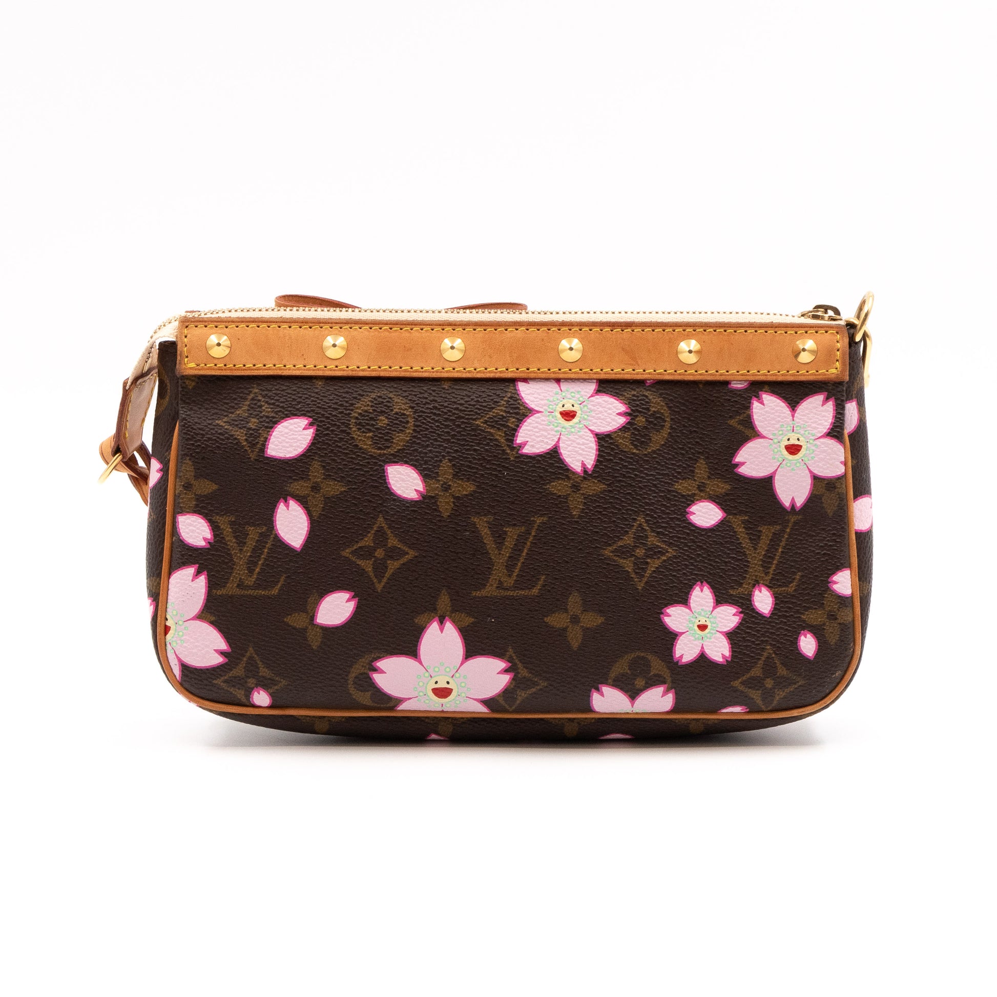 Louis Vuitton Pochette Accessoires Handbag Cherry Blossom Multiple colors  Leather ref.993918 - Joli Closet