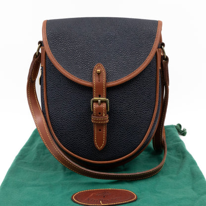 Mulberry Vintage Crossbody Bag Blue Leather Aged Gold – Queen Station