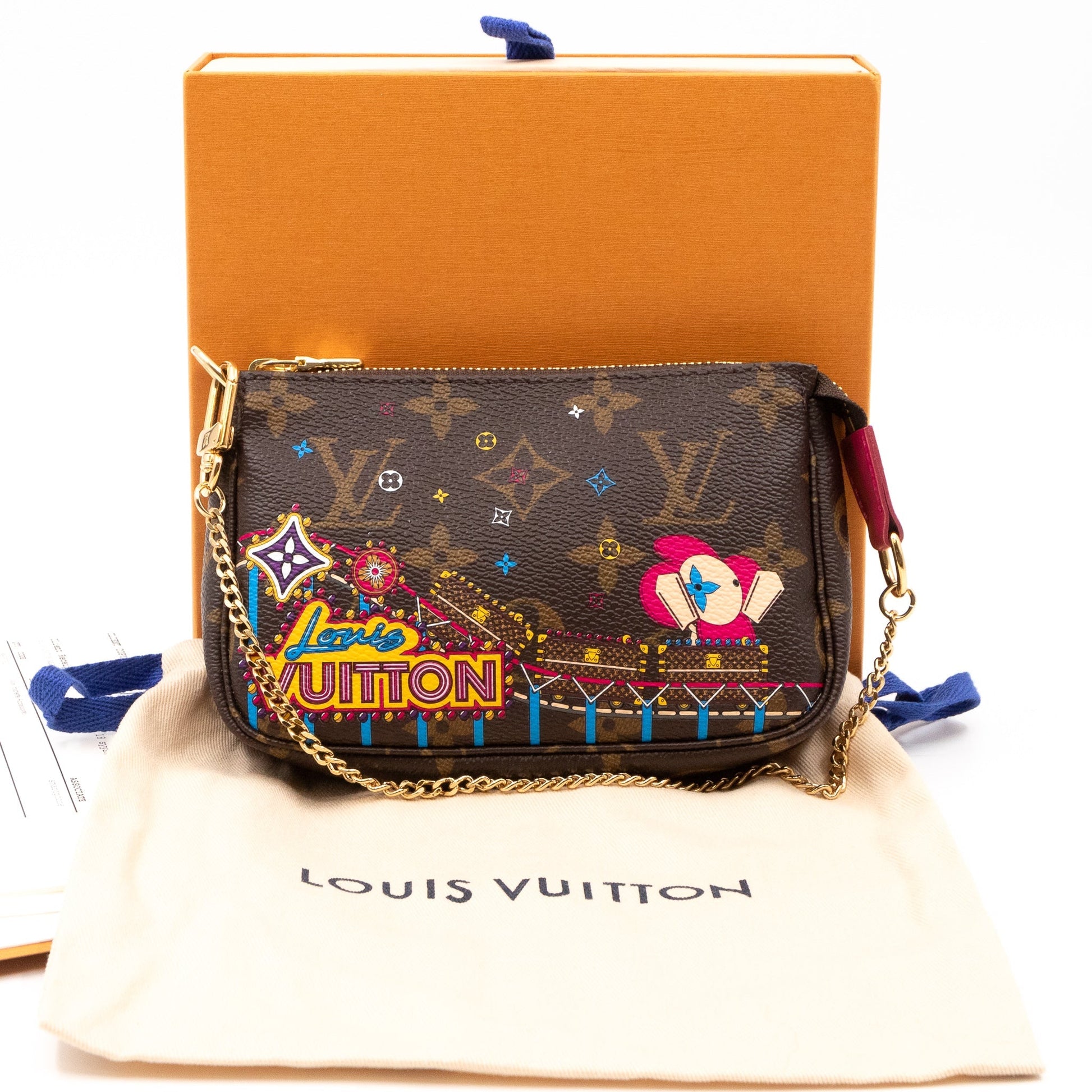 Louis Vuitton Mini Pochette Accessoires Vivienne Holiday Monogram Limited  Edition