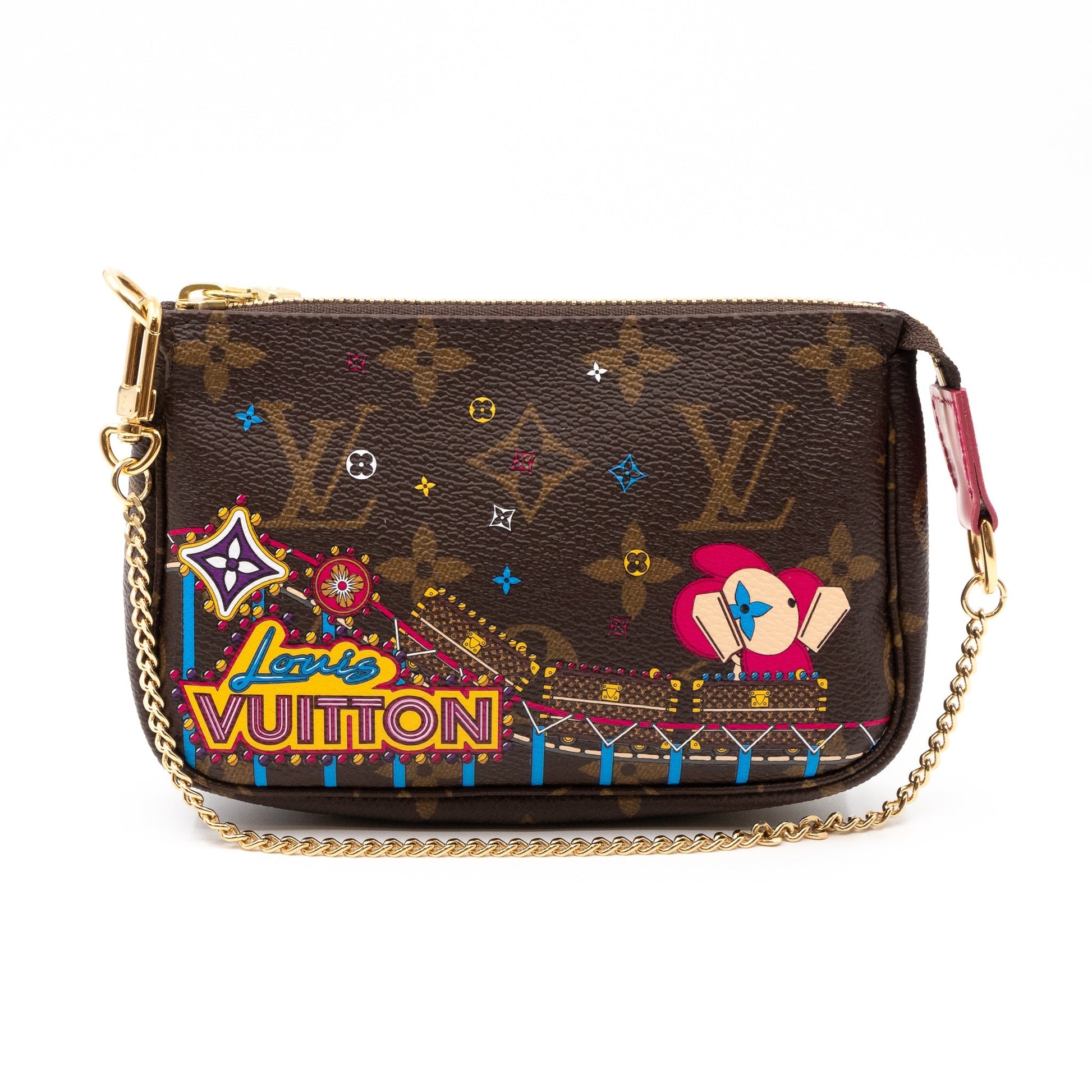 NWT Limited Ed AUTH Louis Vuitton Mini Pochette Accessoires Vivian Paris  SOLDOUT