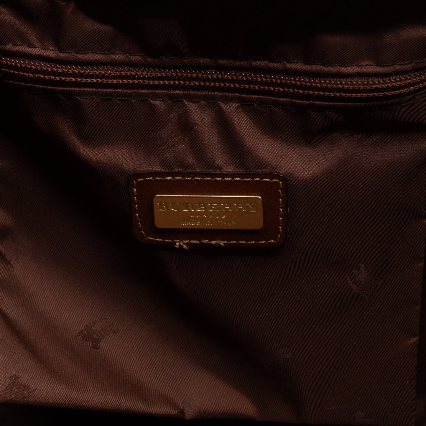 Soft Luggage House Check Brown Leather