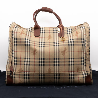 Soft Luggage House Check Brown Leather