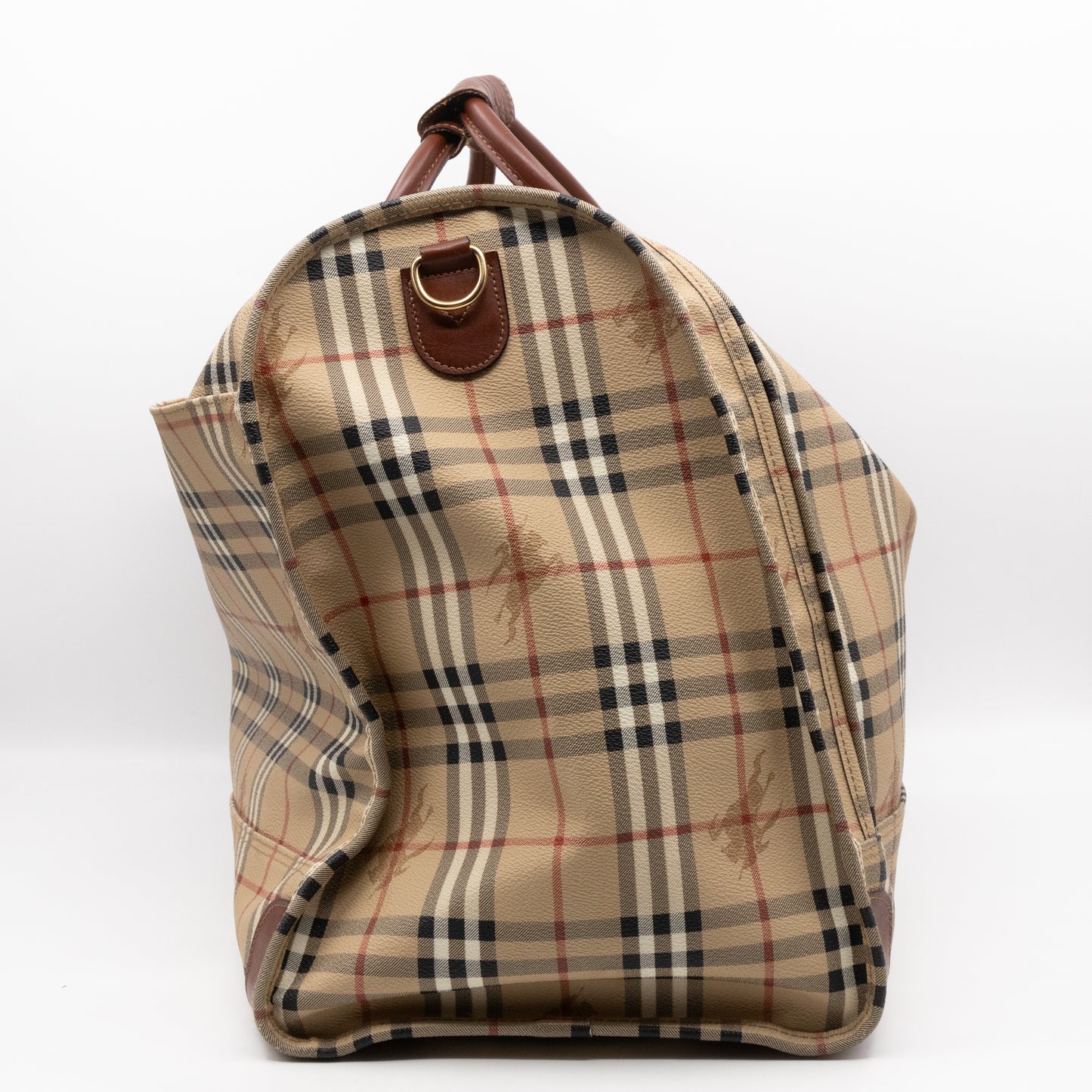 Soft Luggage House Check Brown Leather