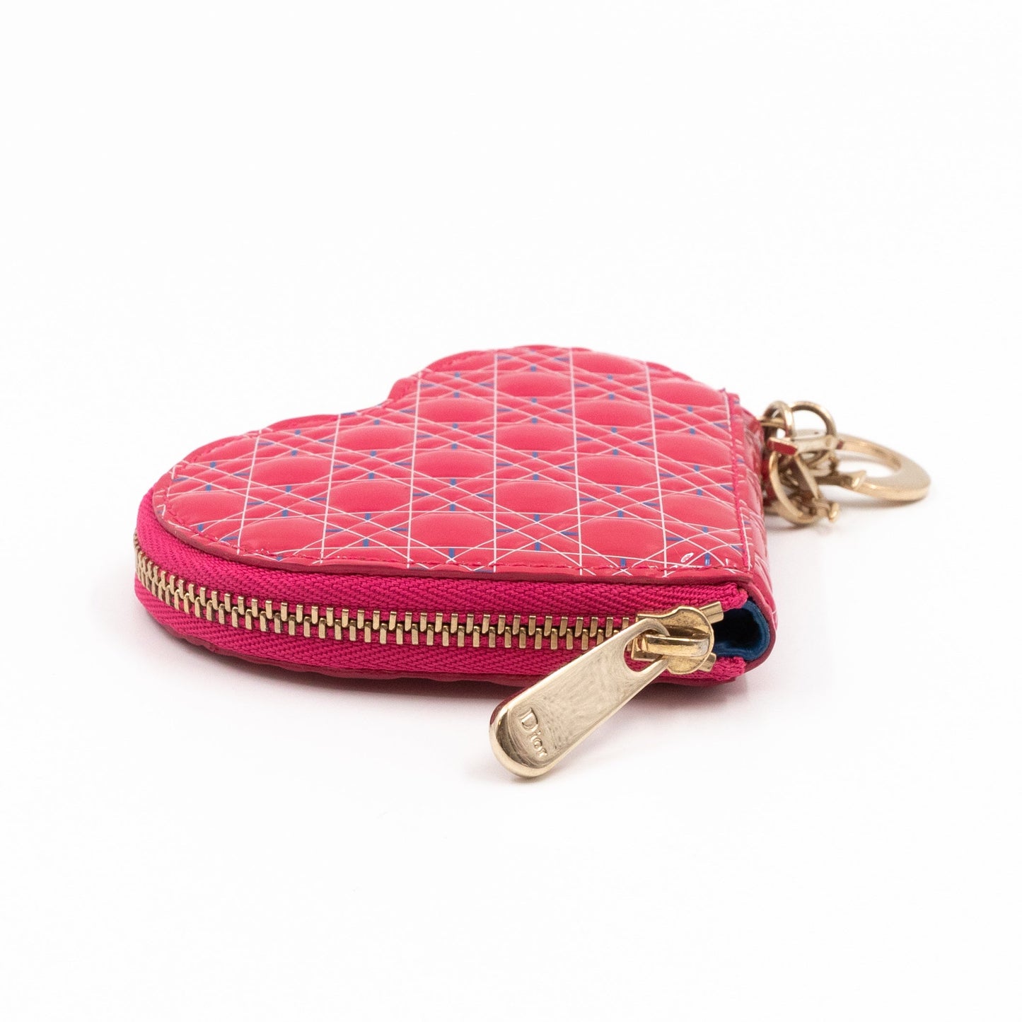 Heart Coin Purse Pink Patent