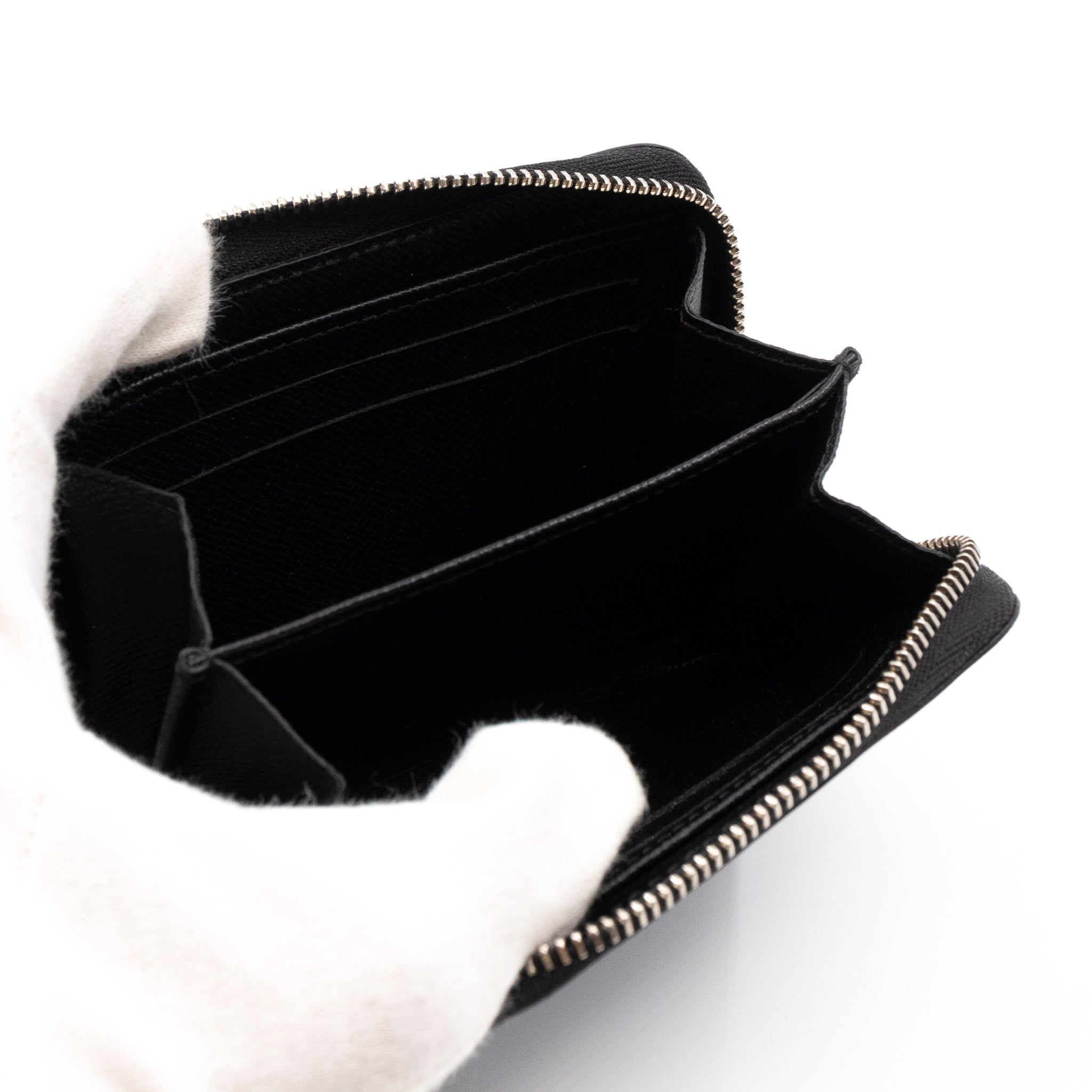 Zippy Coin Purse Epi Leather Denim