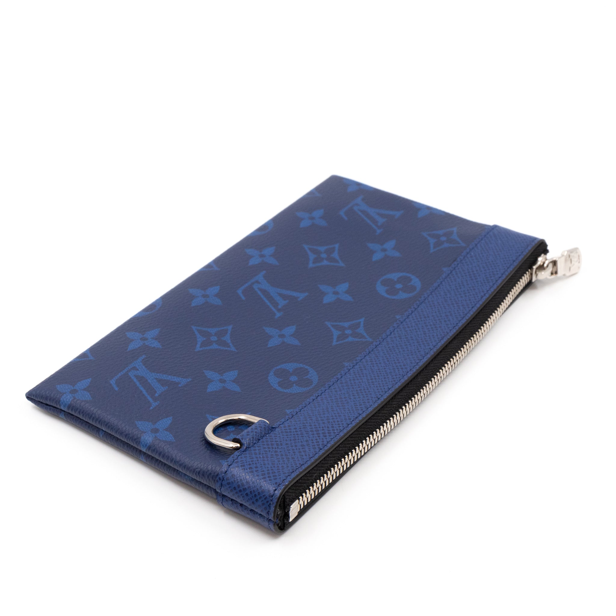 Louis Vuitton Discovery Pochette PM Monogram Pacific Taiga Blue Queen Station