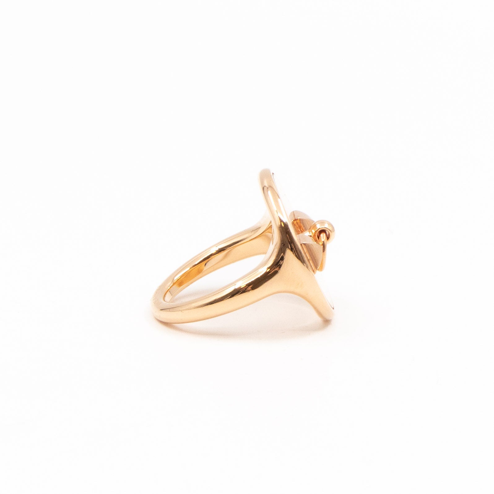 Collier de Chien Scarf 90 Ring Gold