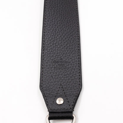 Bandoulière Shoulder Strap Black Leather