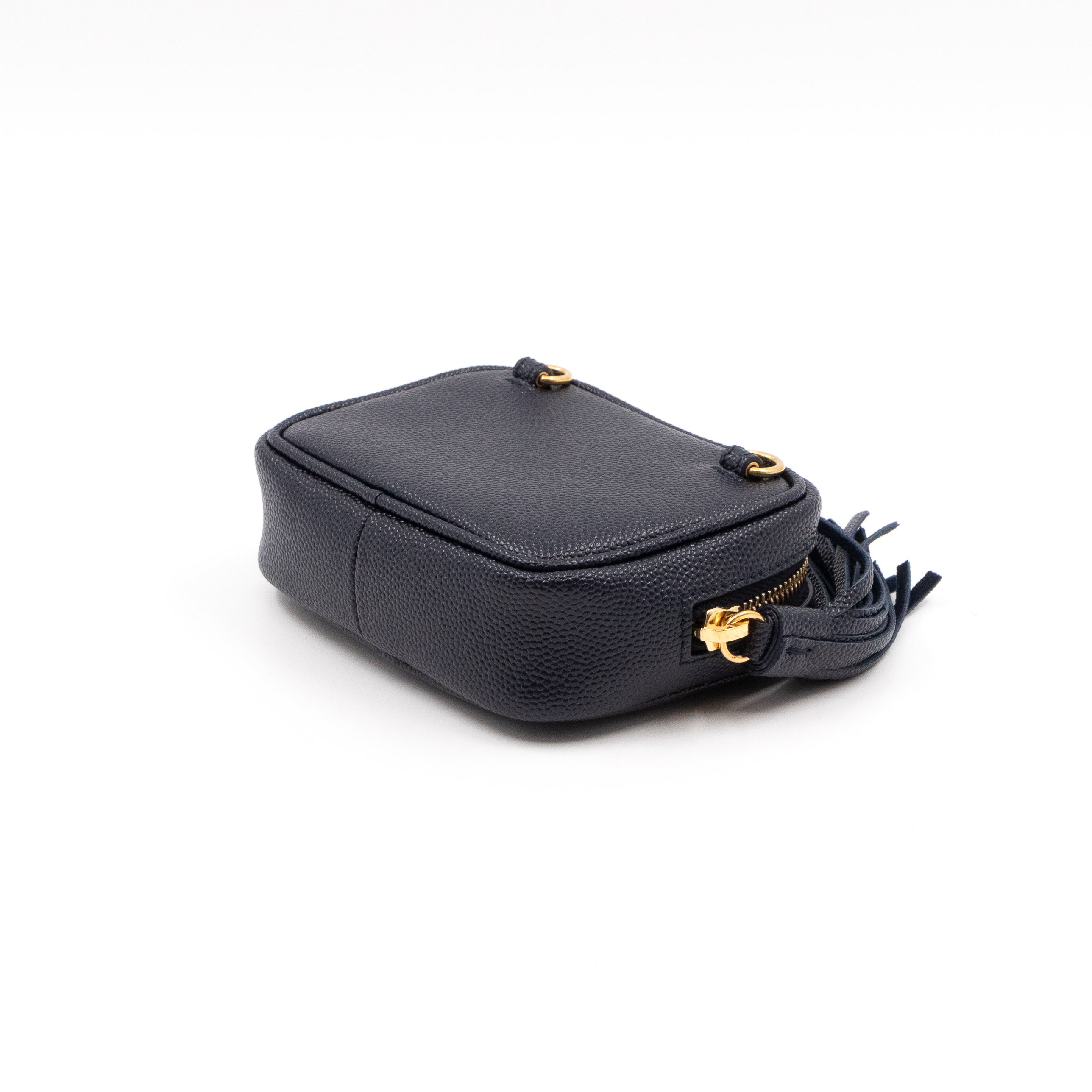 Lou Nano Navy Blue Leather