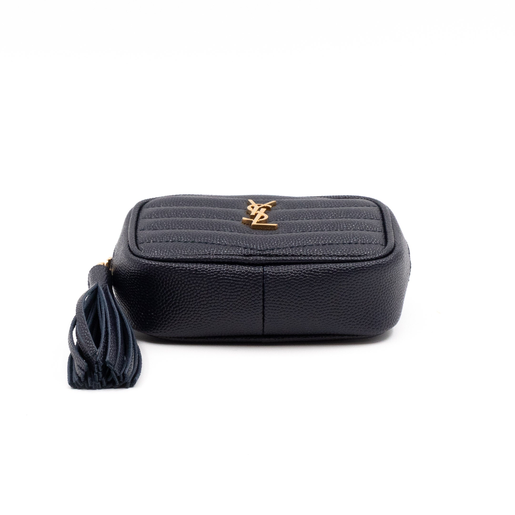 Lou Nano Navy Blue Leather