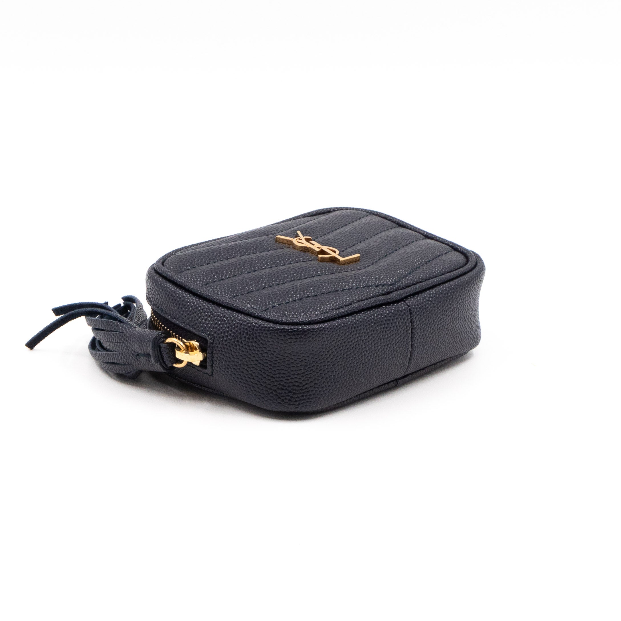 Lou Nano Navy Blue Leather