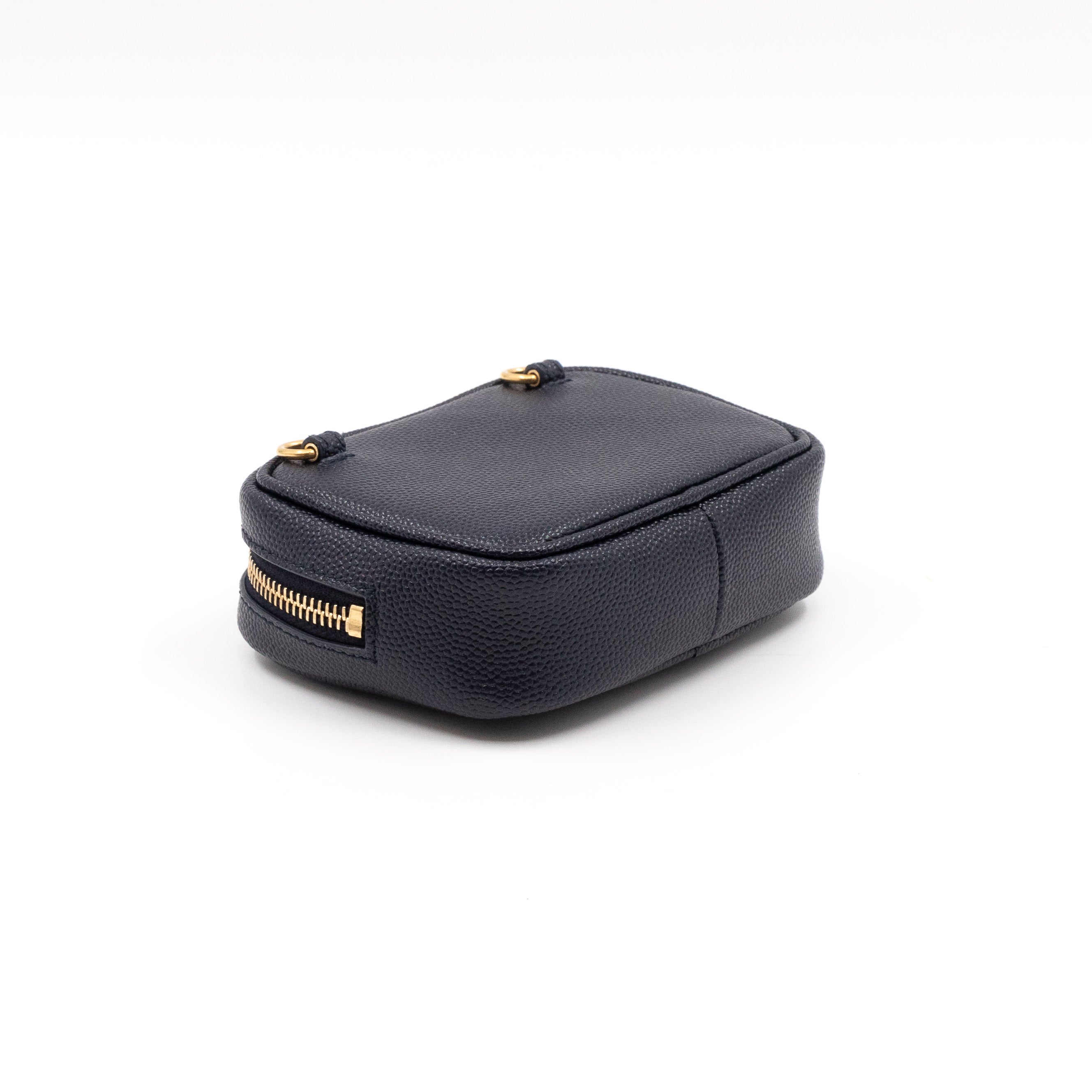 Lou Nano Navy Blue Leather