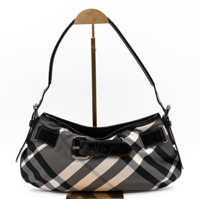 Shoulder Bag Beat Check Patent Leather