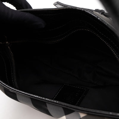 Shoulder Bag Beat Check Patent Leather