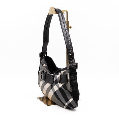 Shoulder Bag Beat Check Patent Leather