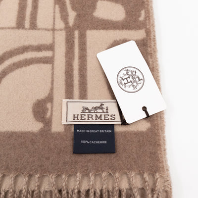 Brides de Gala en Desordre Muffler Cashmere Scarf Taupe Beige