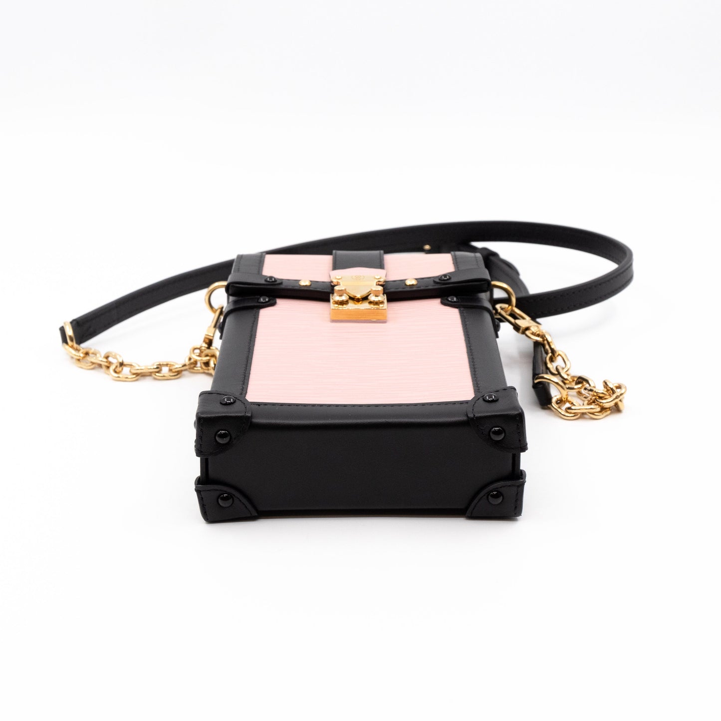 Vertical Trunk Pochette Epi Leather Rose