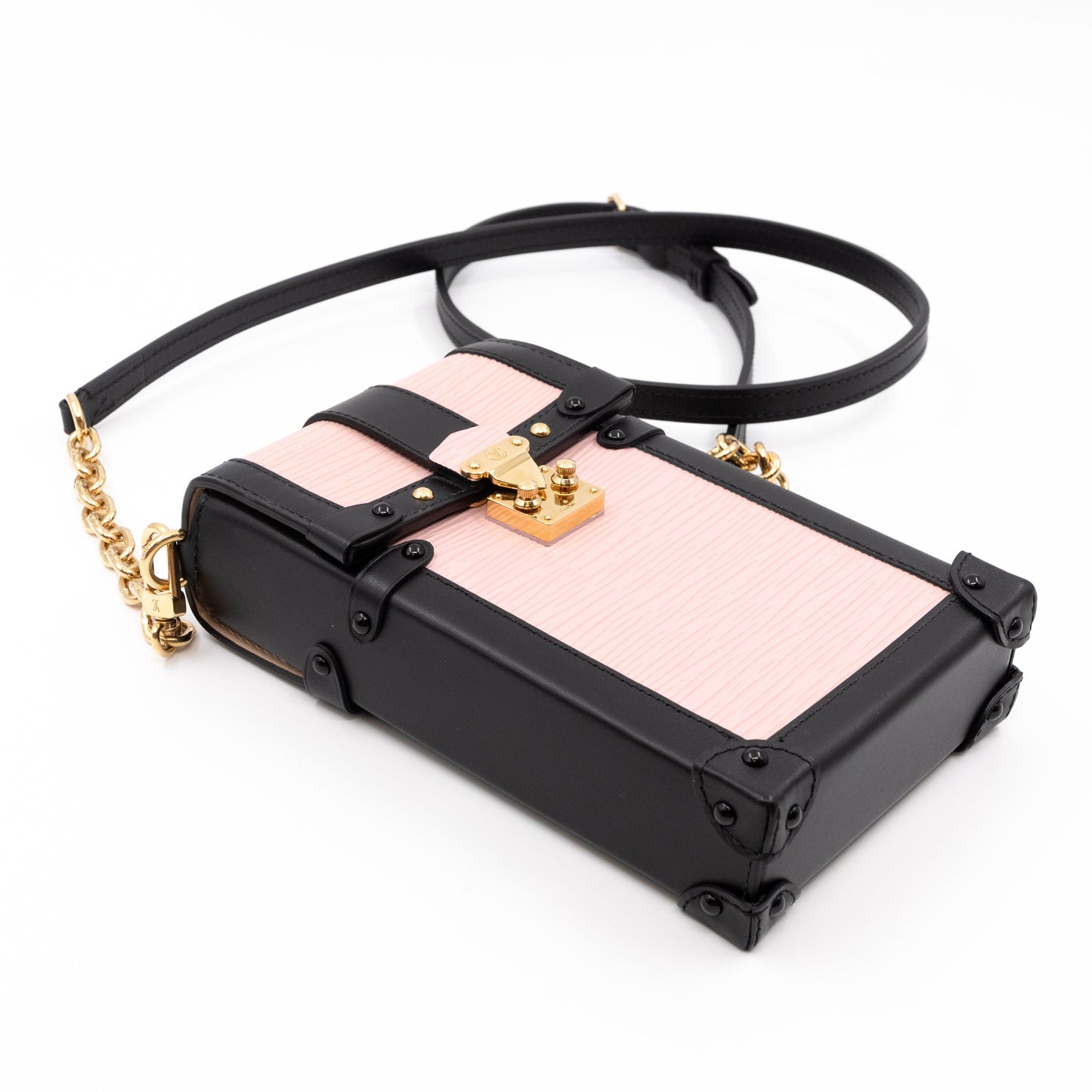 Vertical Trunk Pochette Epi Leather Rose