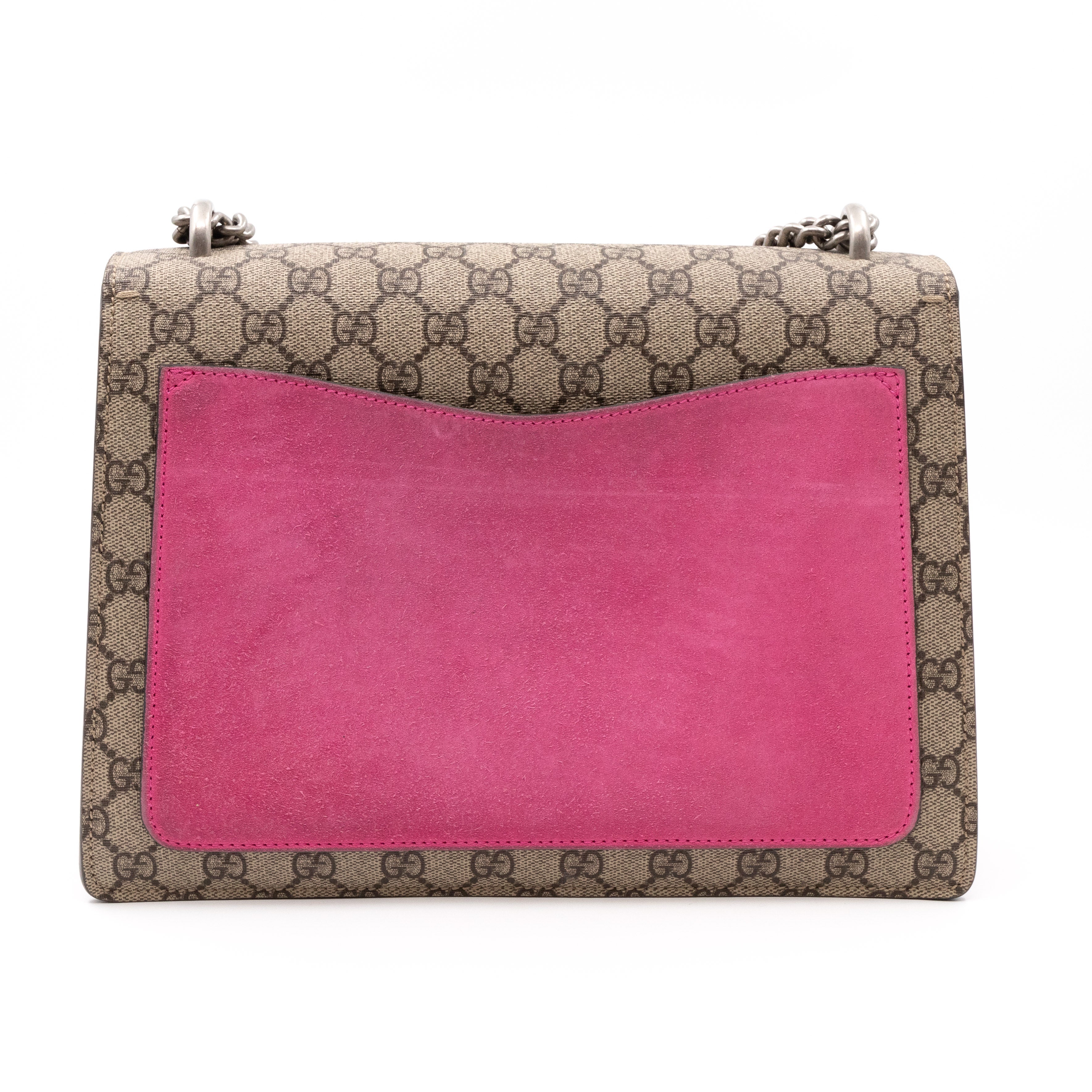 Dionysus Medium GG Supreme Pierced Heart Embroidered