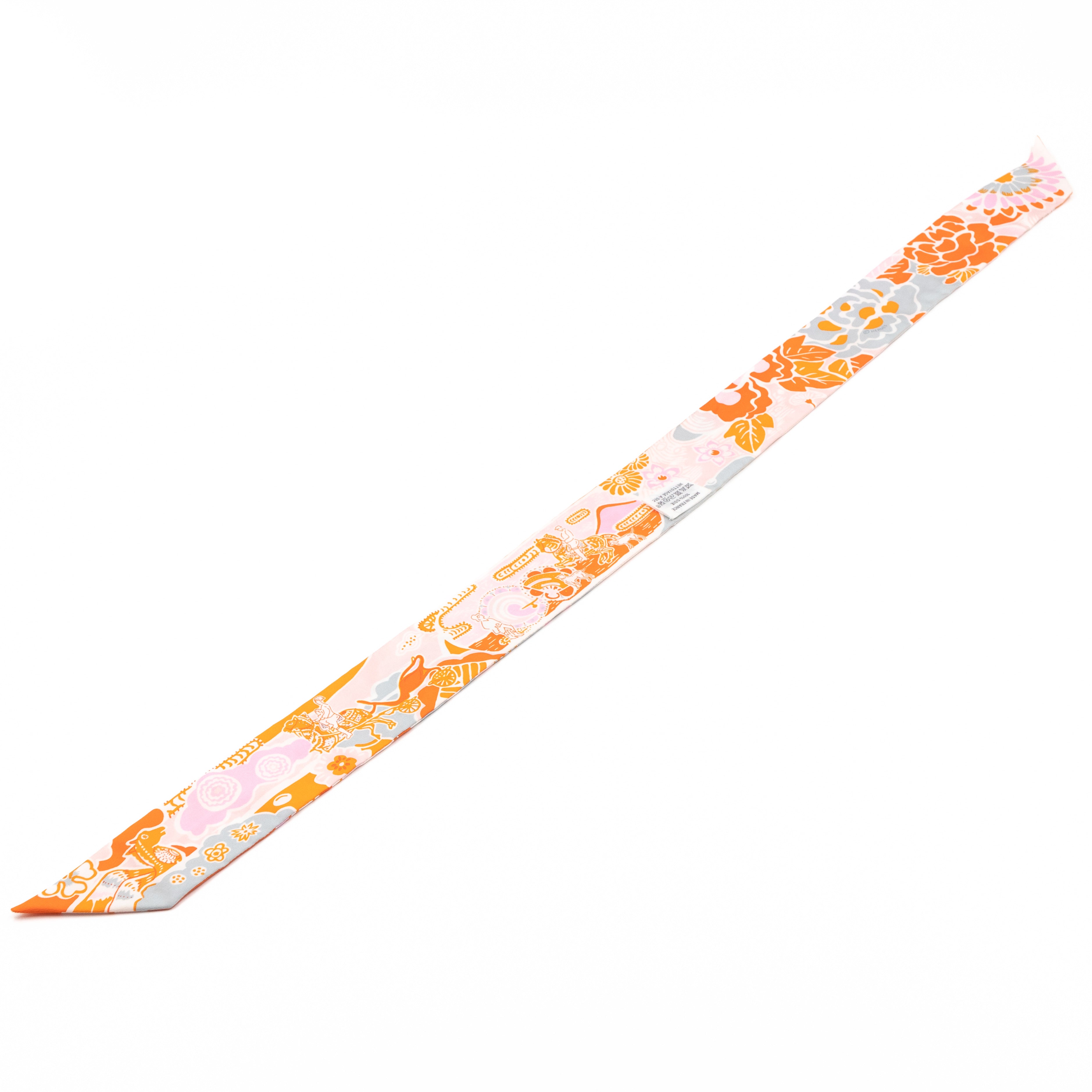 Twilly Scarf Bingata Orange