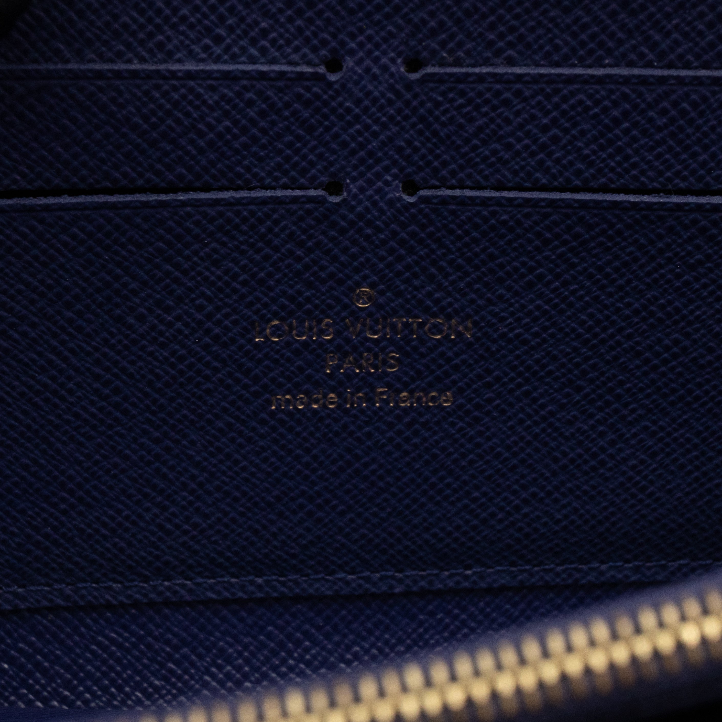 Zippy Wallet Owl Blue Epi Leather