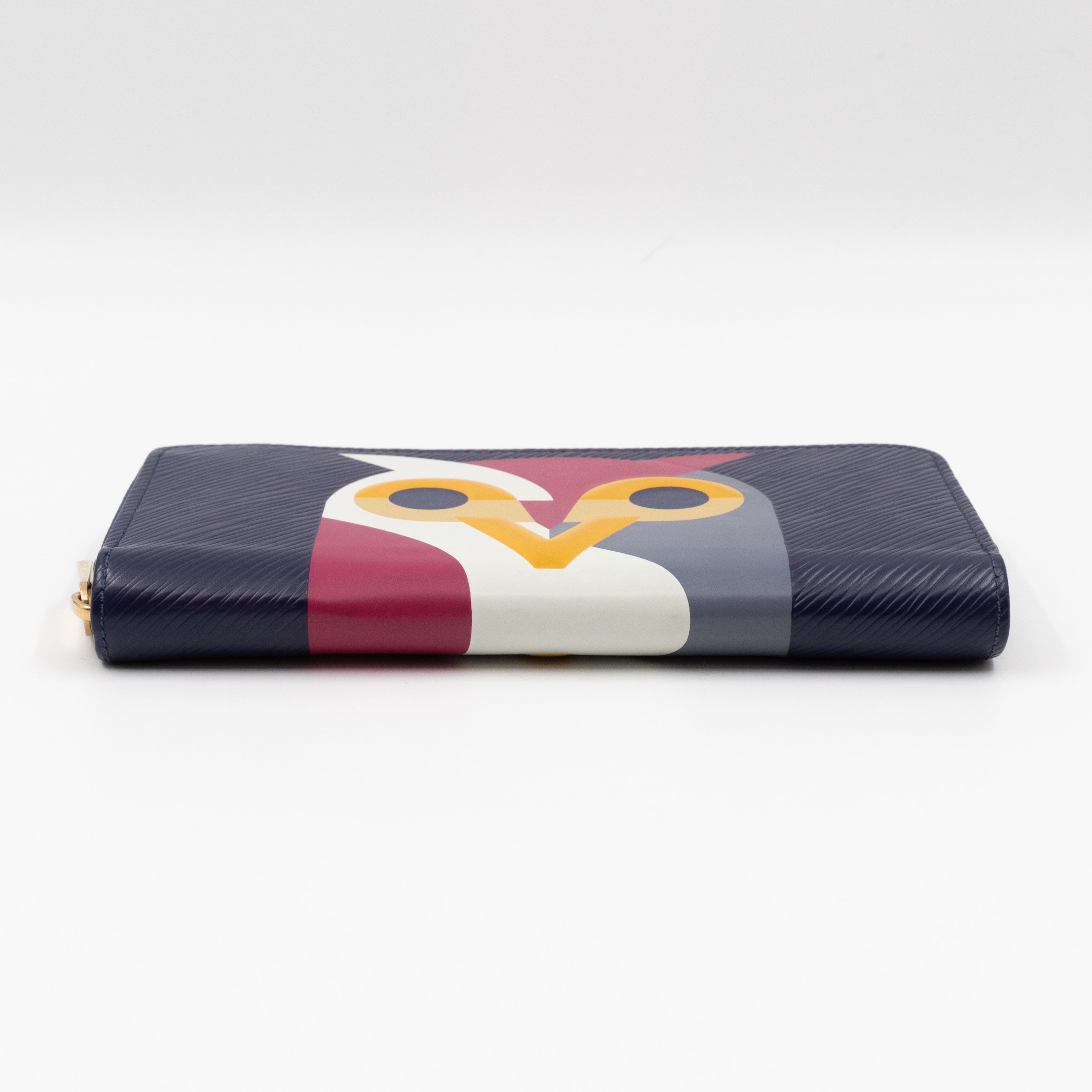 Zippy Wallet Owl Blue Epi Leather