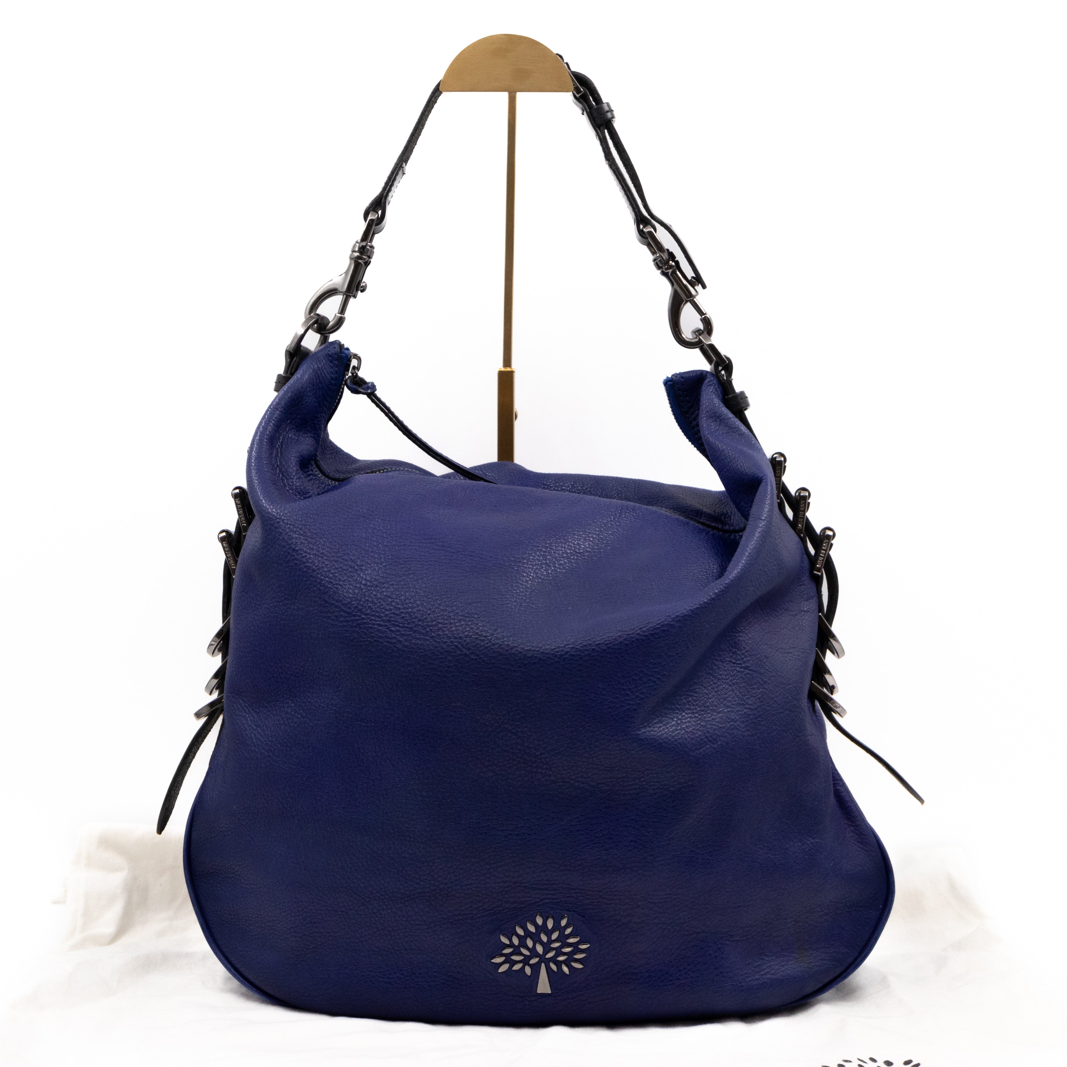 Mila Hobo Electric Blue Leather