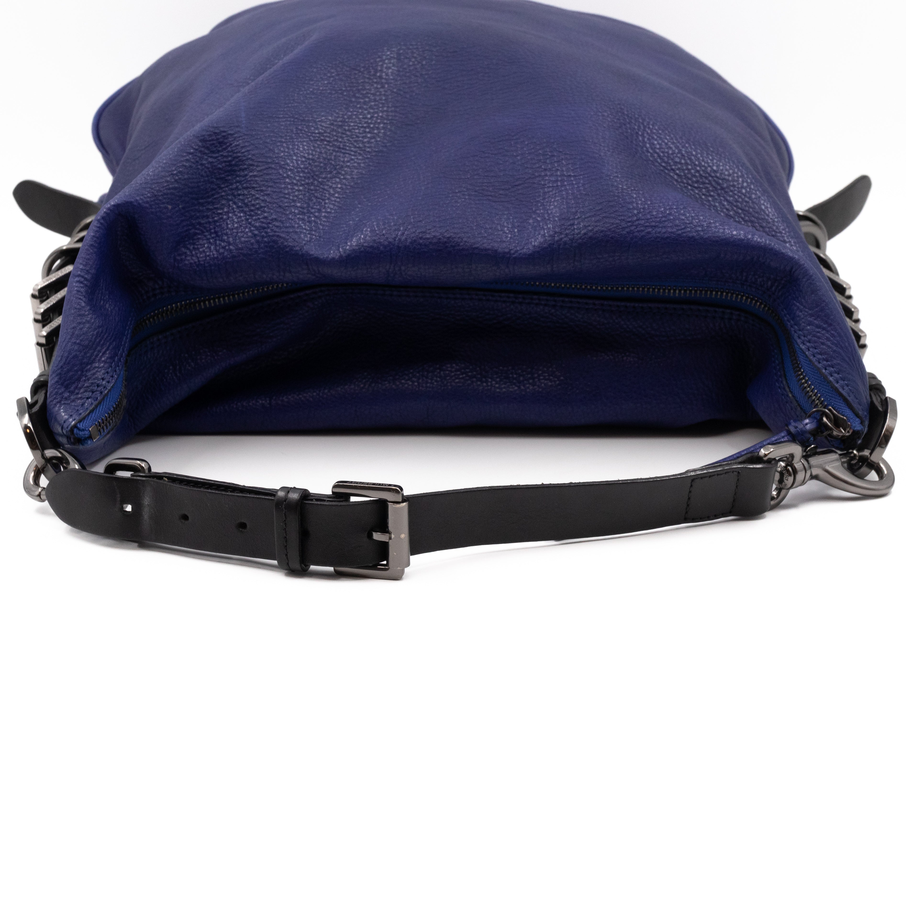 Mila Hobo Electric Blue Leather