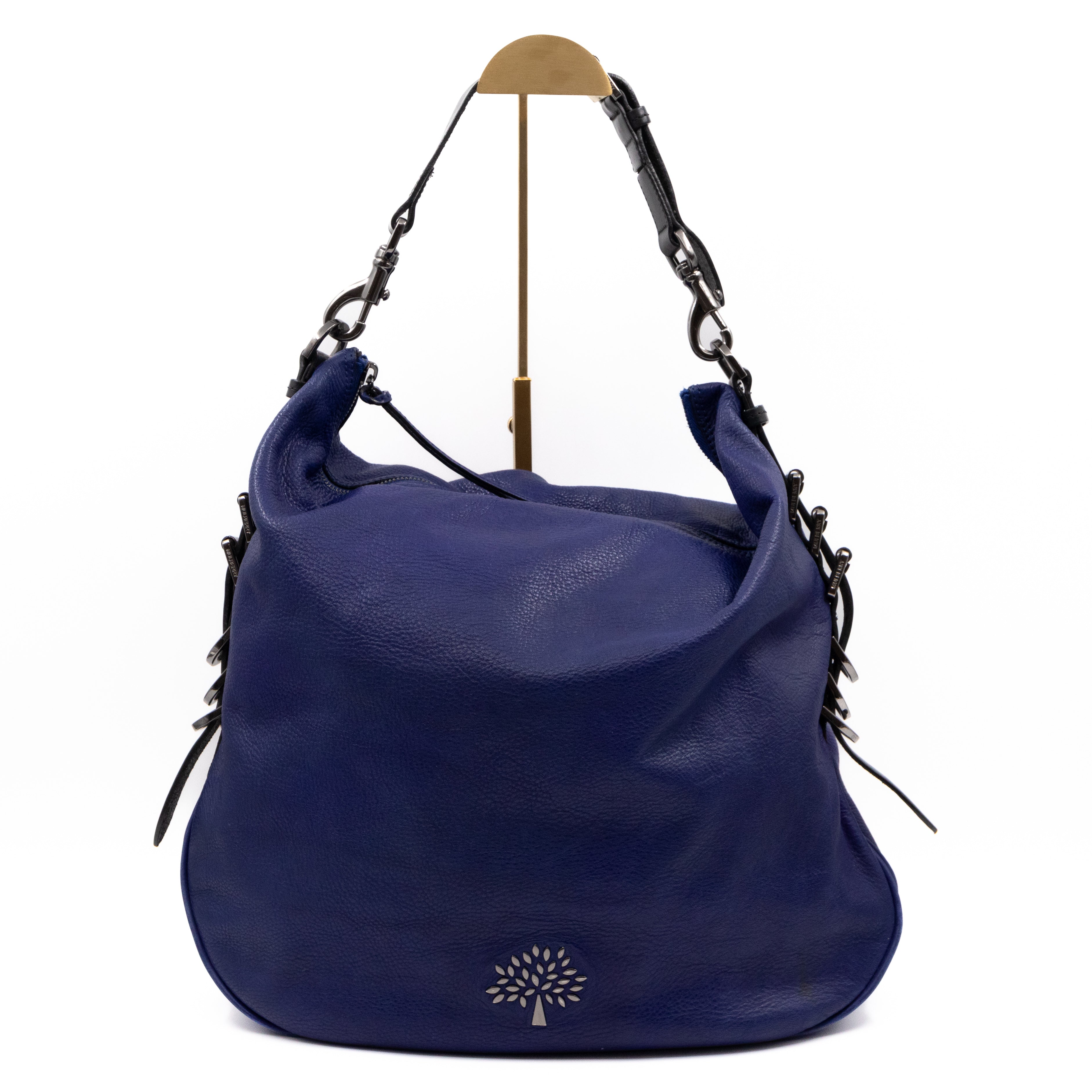 Mila Hobo Electric Blue Leather