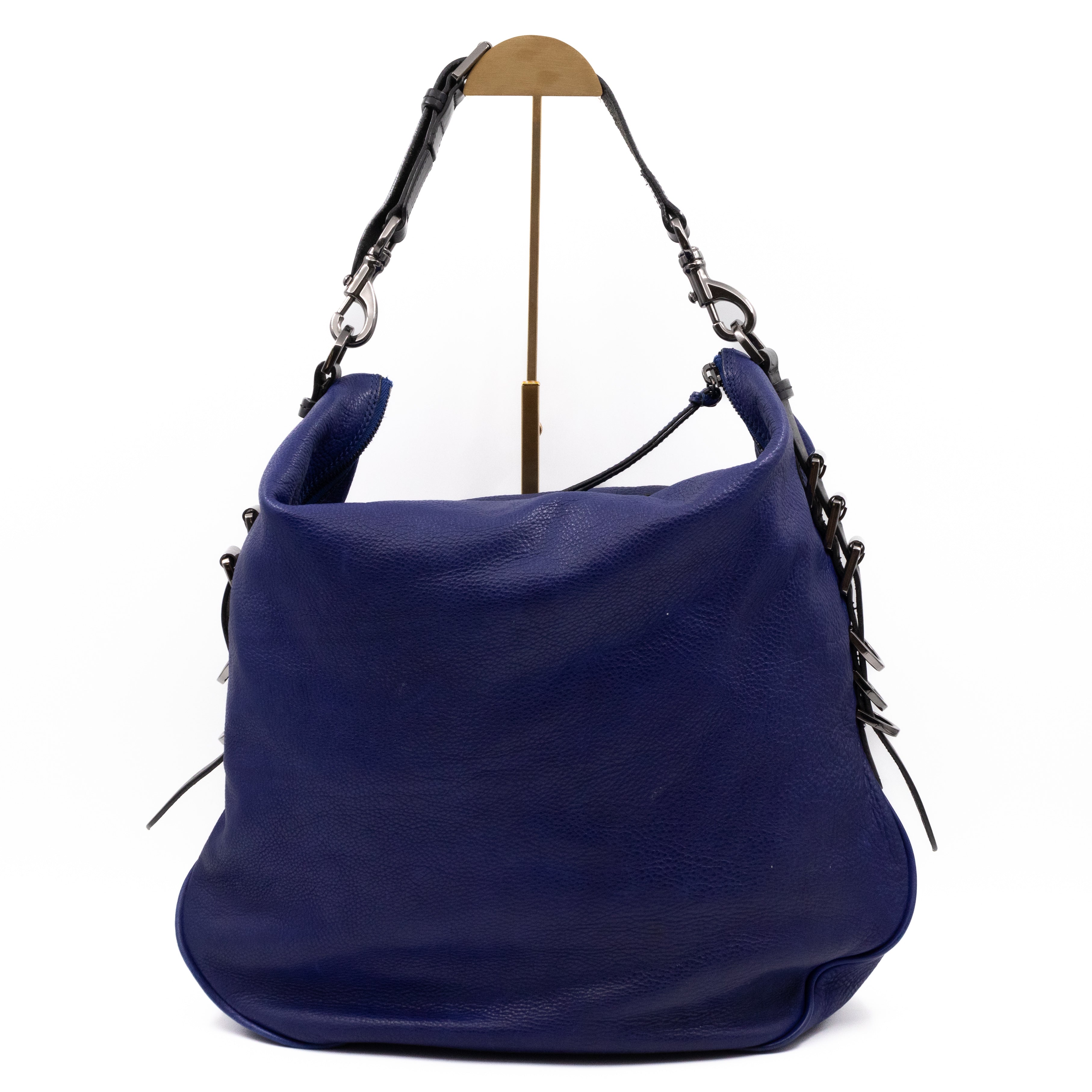 Mila Hobo Electric Blue Leather