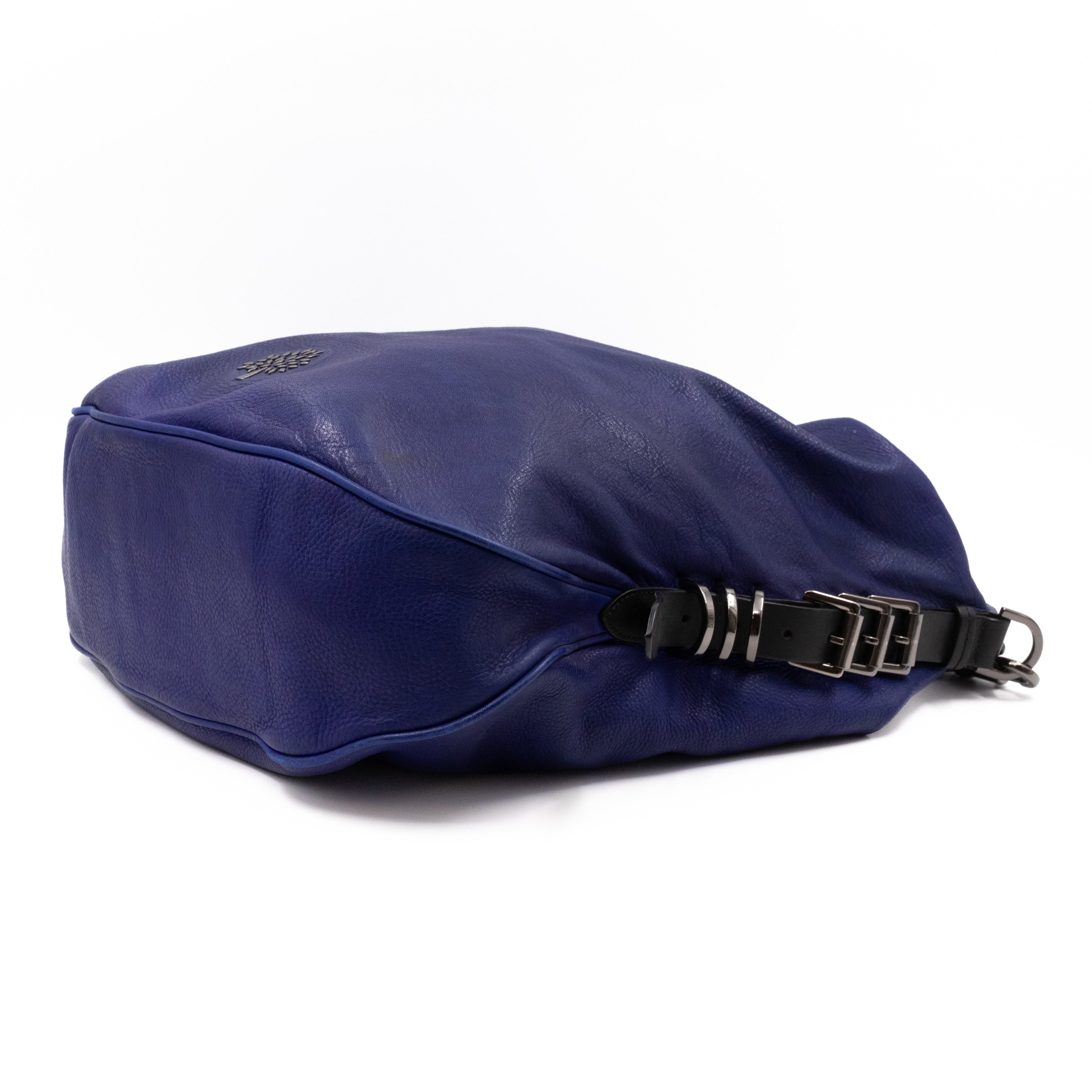 Mila Hobo Electric Blue Leather