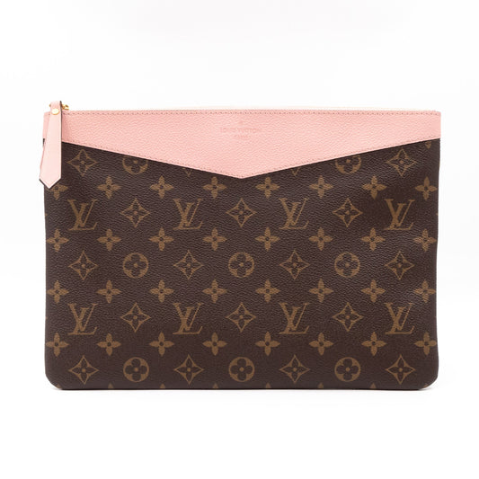 Daily Pouch Monogram Rose Poudre
